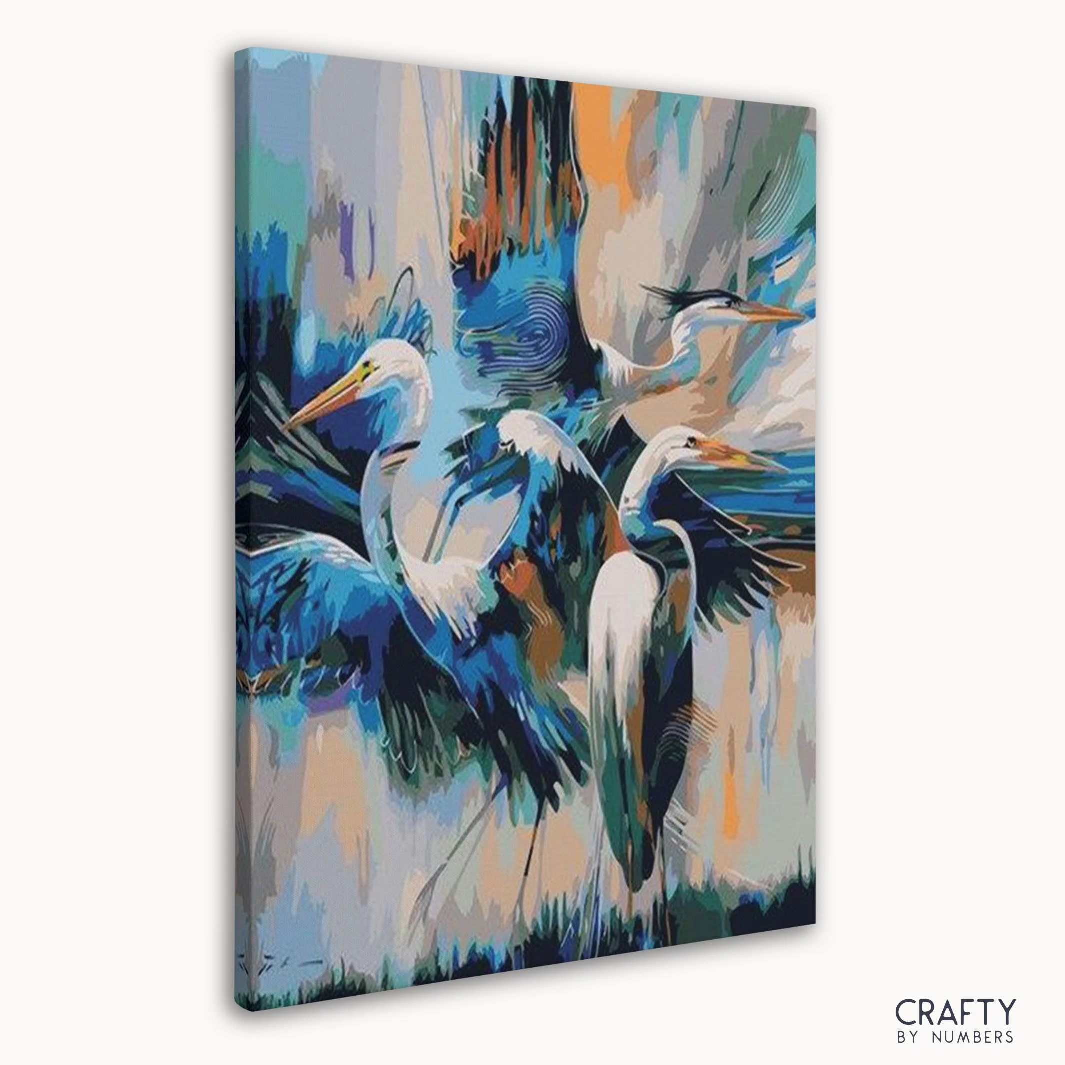 Abstract Crane Birds - Image 3