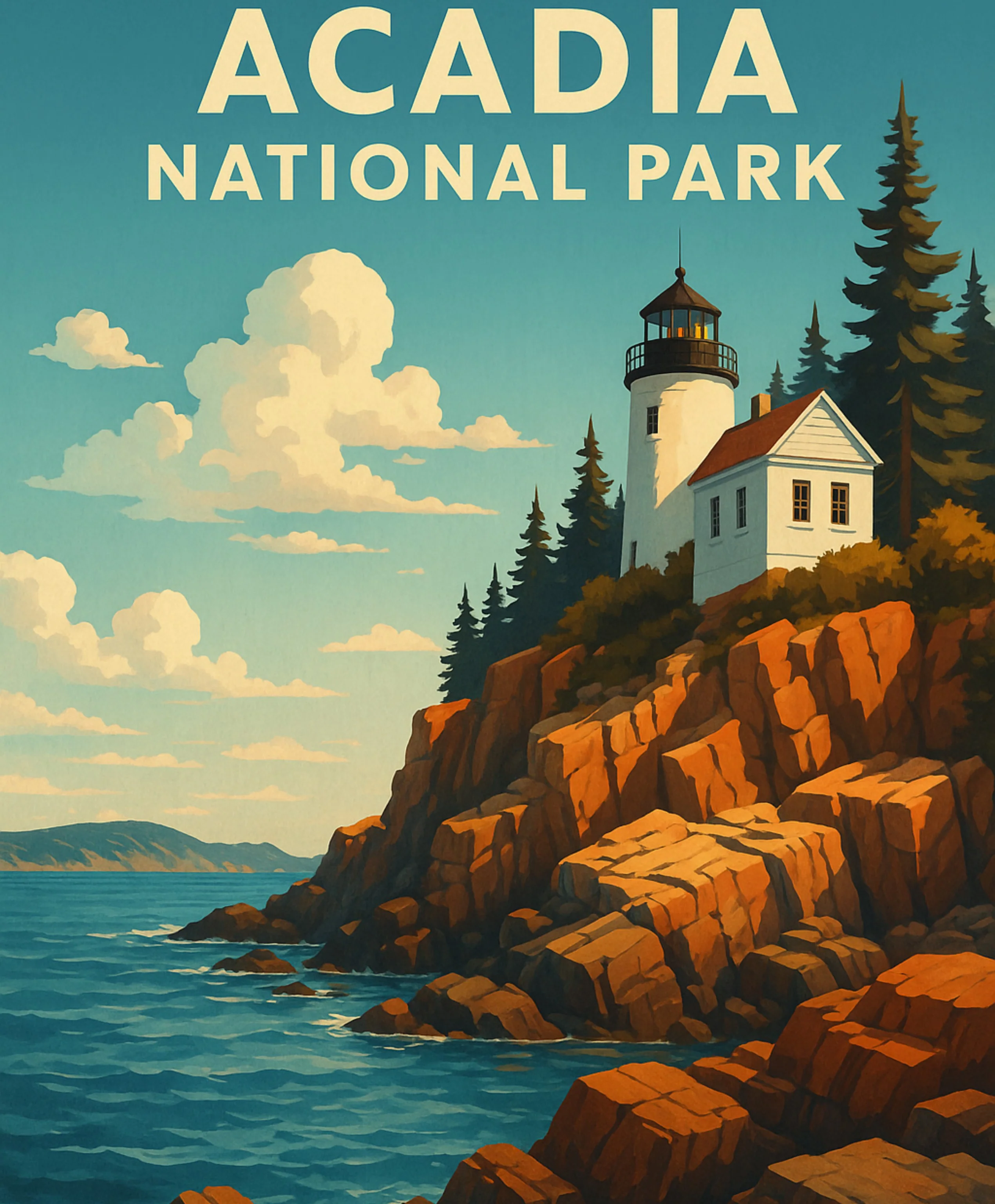Acadia – National Park (Cliffside Lighthouse) - Image 4
