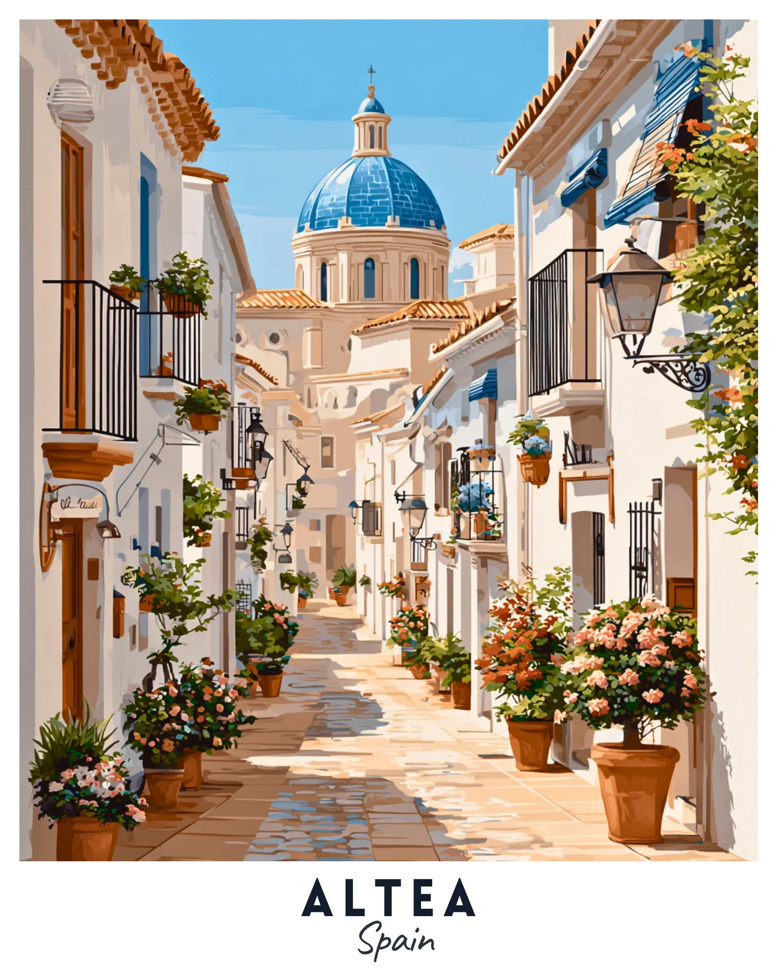 Altea - Travel Poster - Image 4
