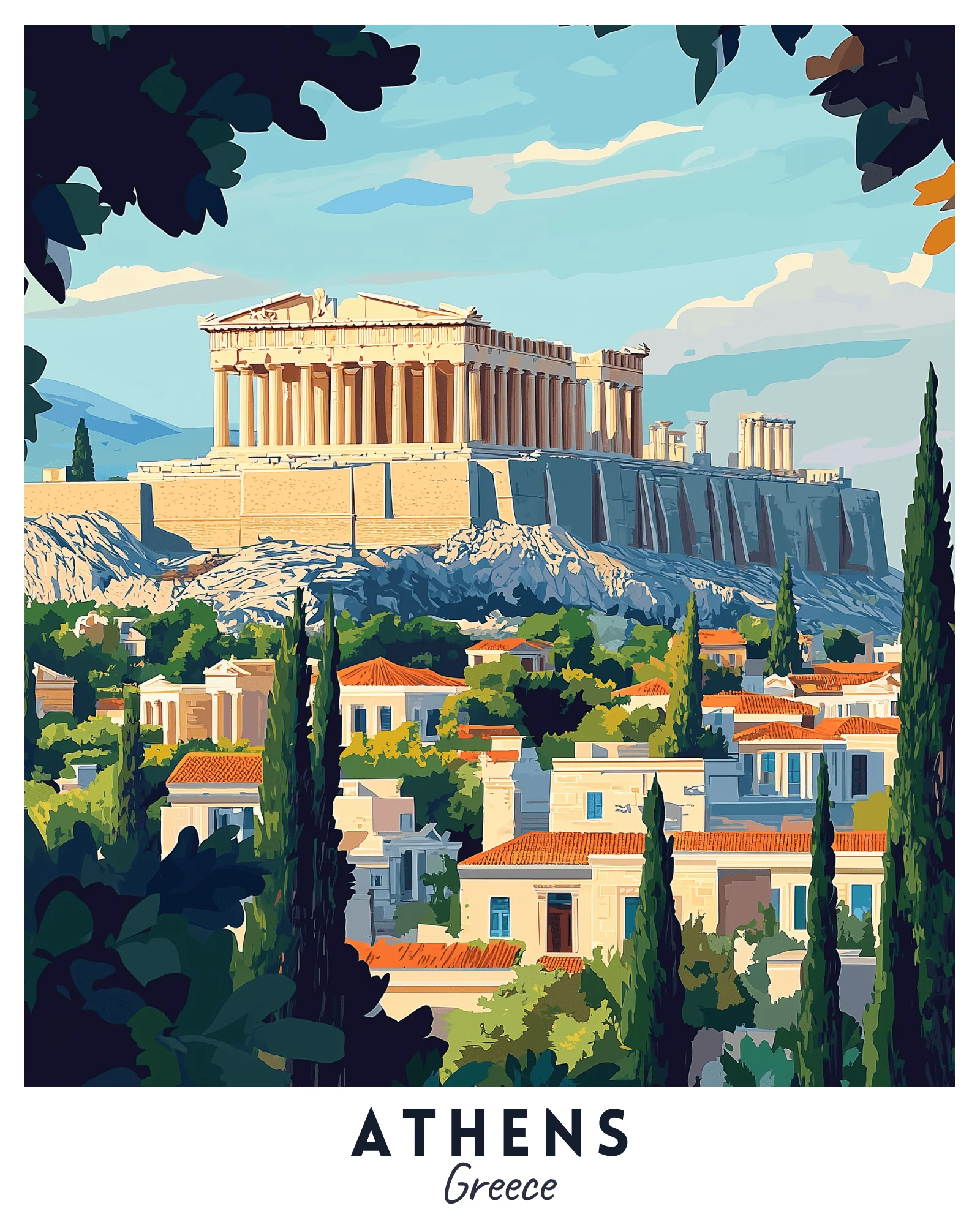 Athens Travel Poster - Image 2