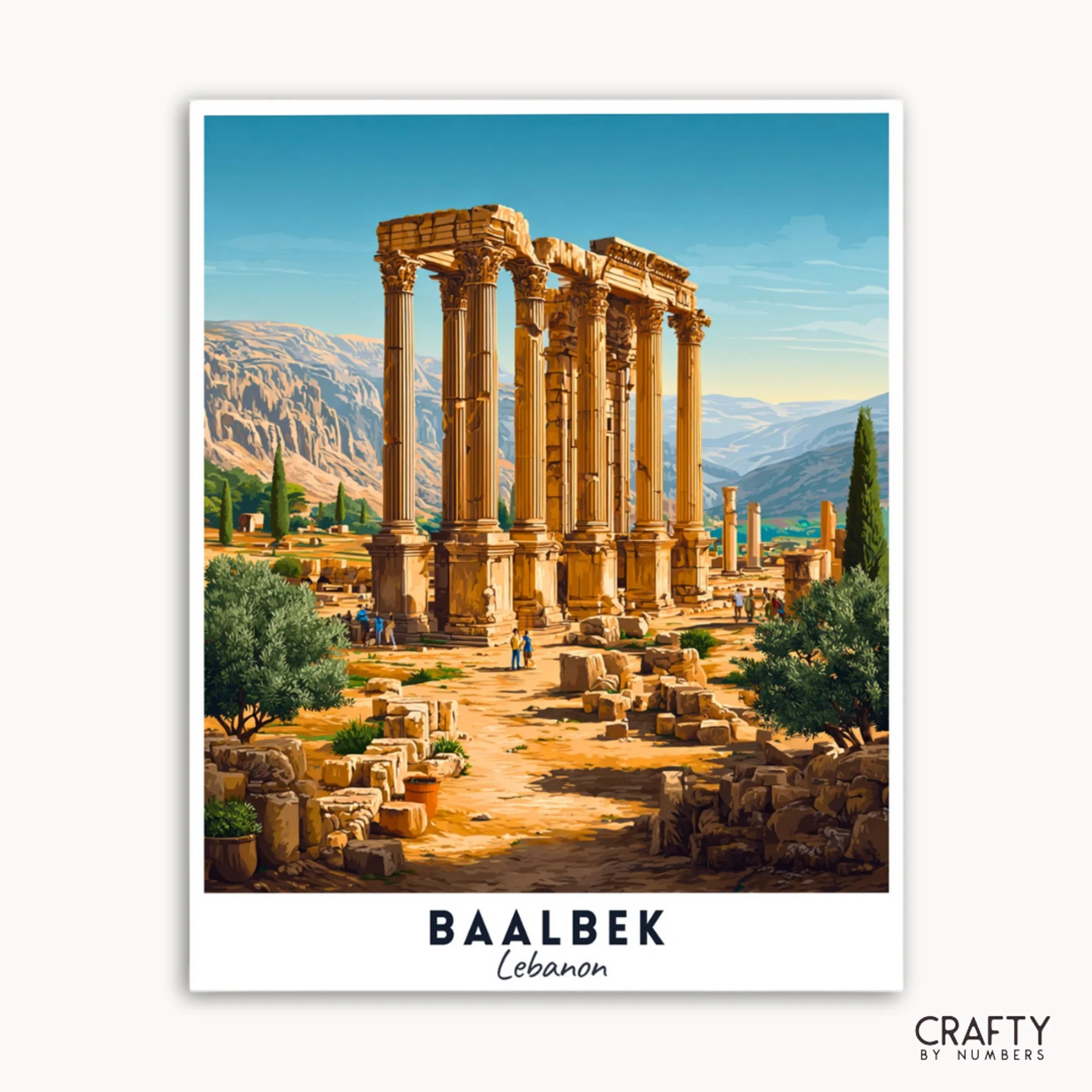 Baalbek - Travel Poster