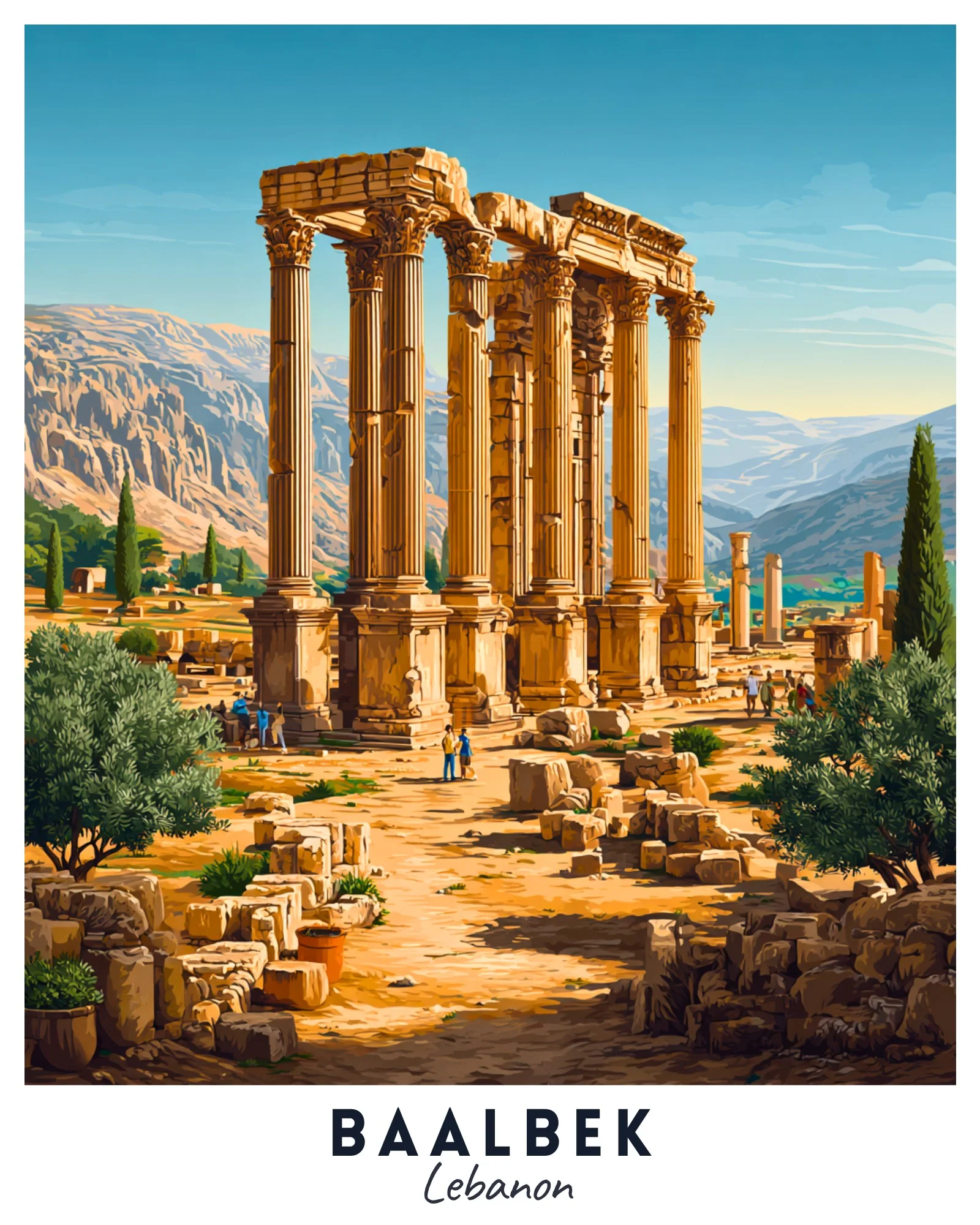 Baalbek - Travel Poster - Image 4