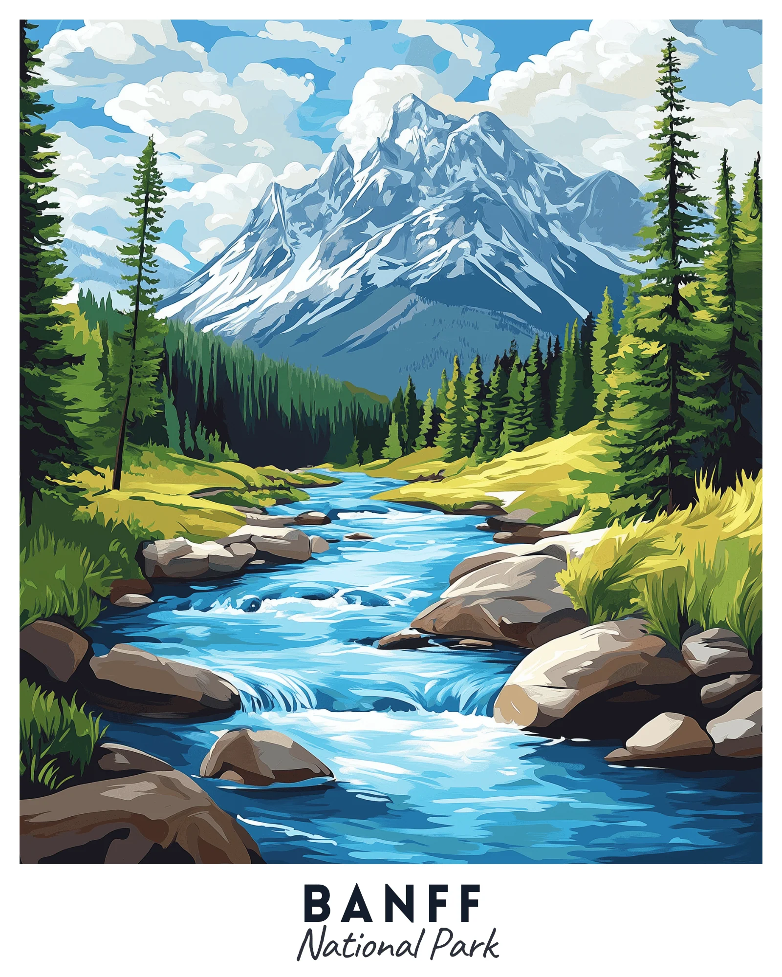Banff Travel Poster - Image 2