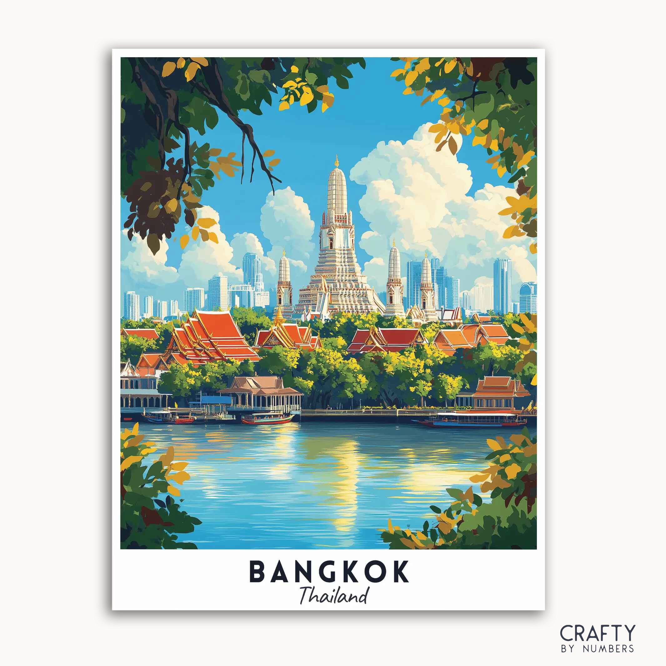 Bangkok Travel Poster