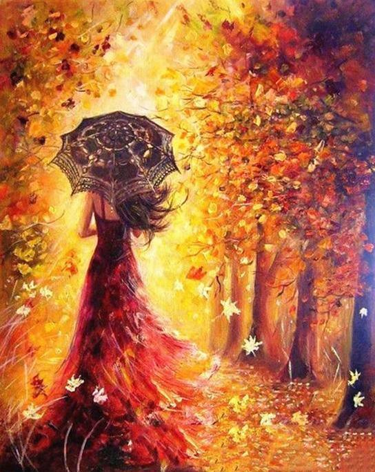 Beautiful Women Autumn - Image 4