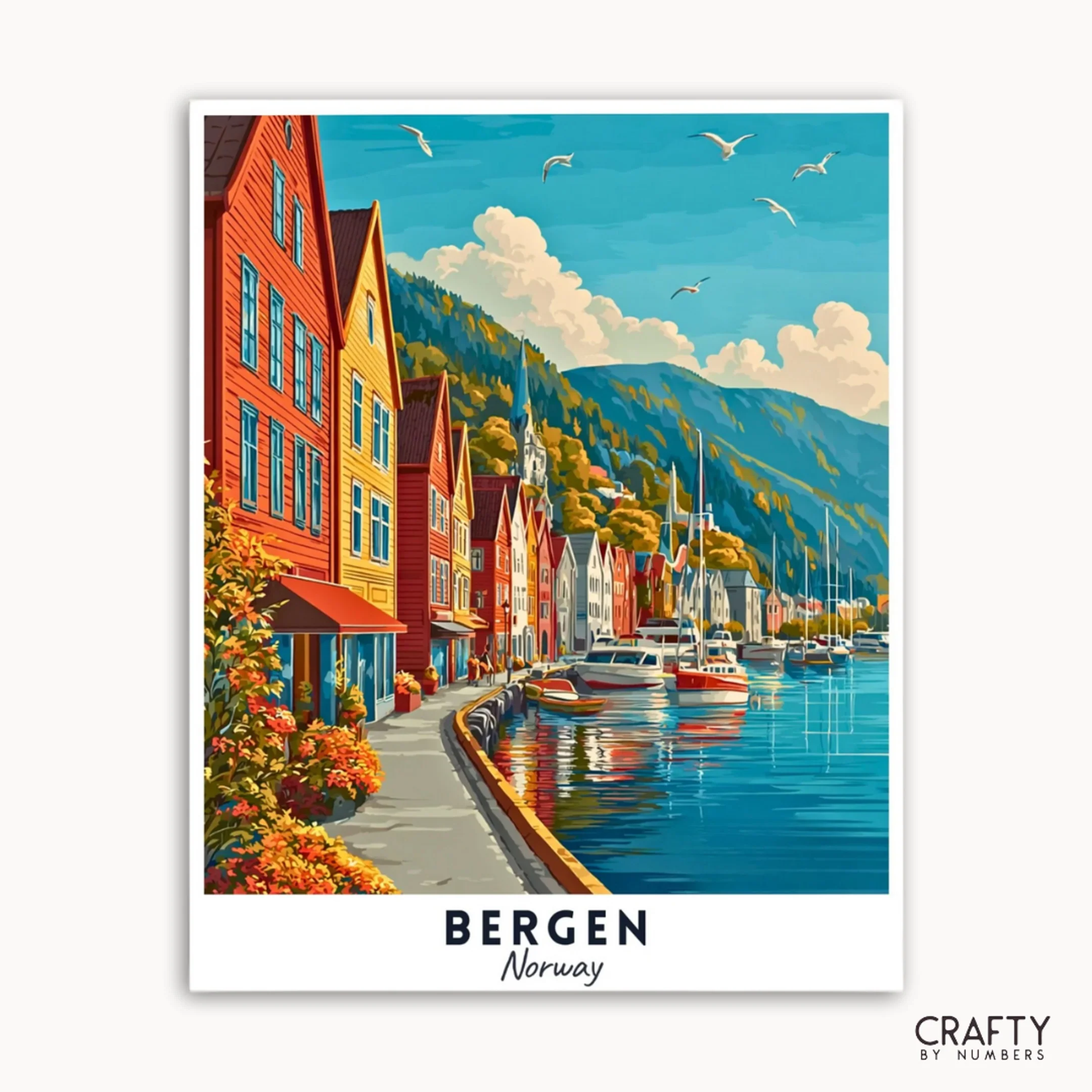 Bergen - Travel Poster