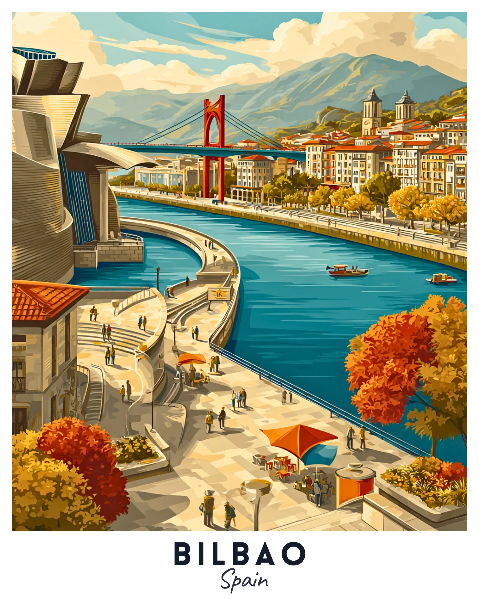 Bilbao - Travel Poster - Image 4