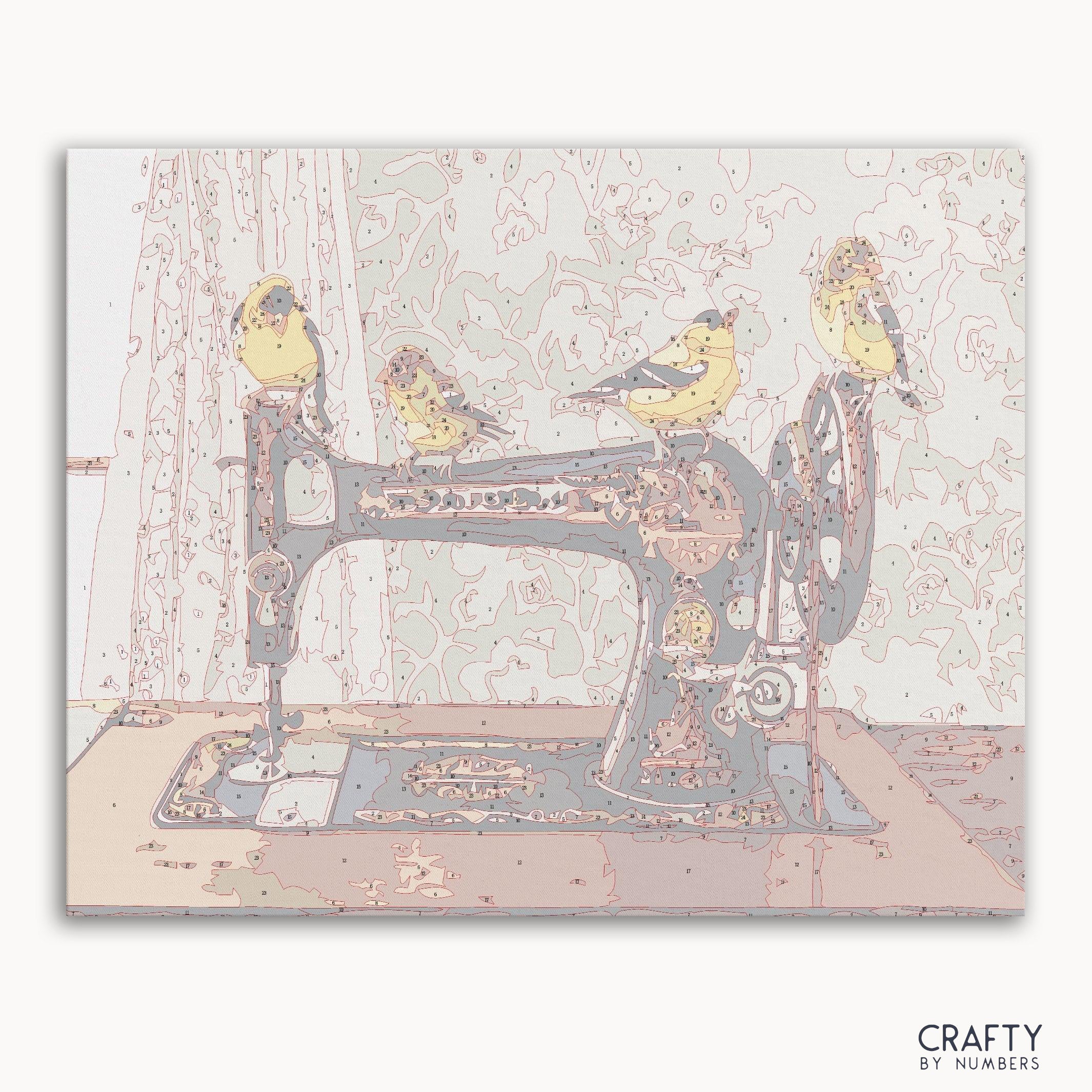 Bird Art Sewing Machine - Image 2