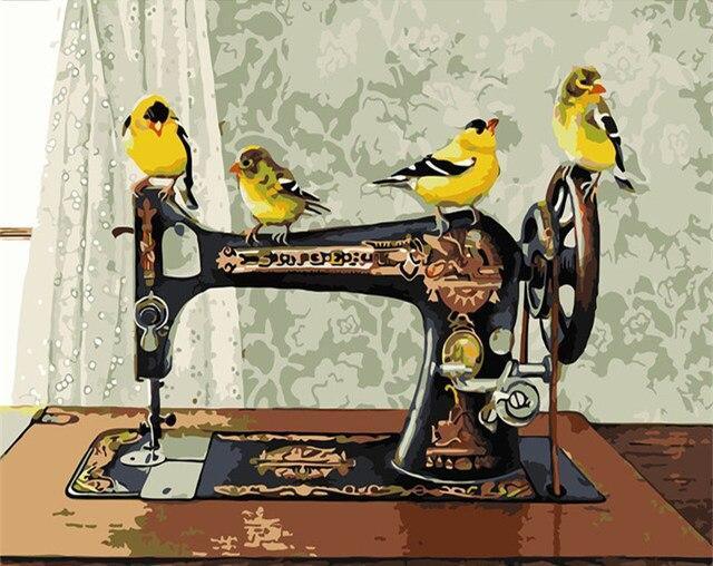 Bird Art Sewing Machine - Image 4