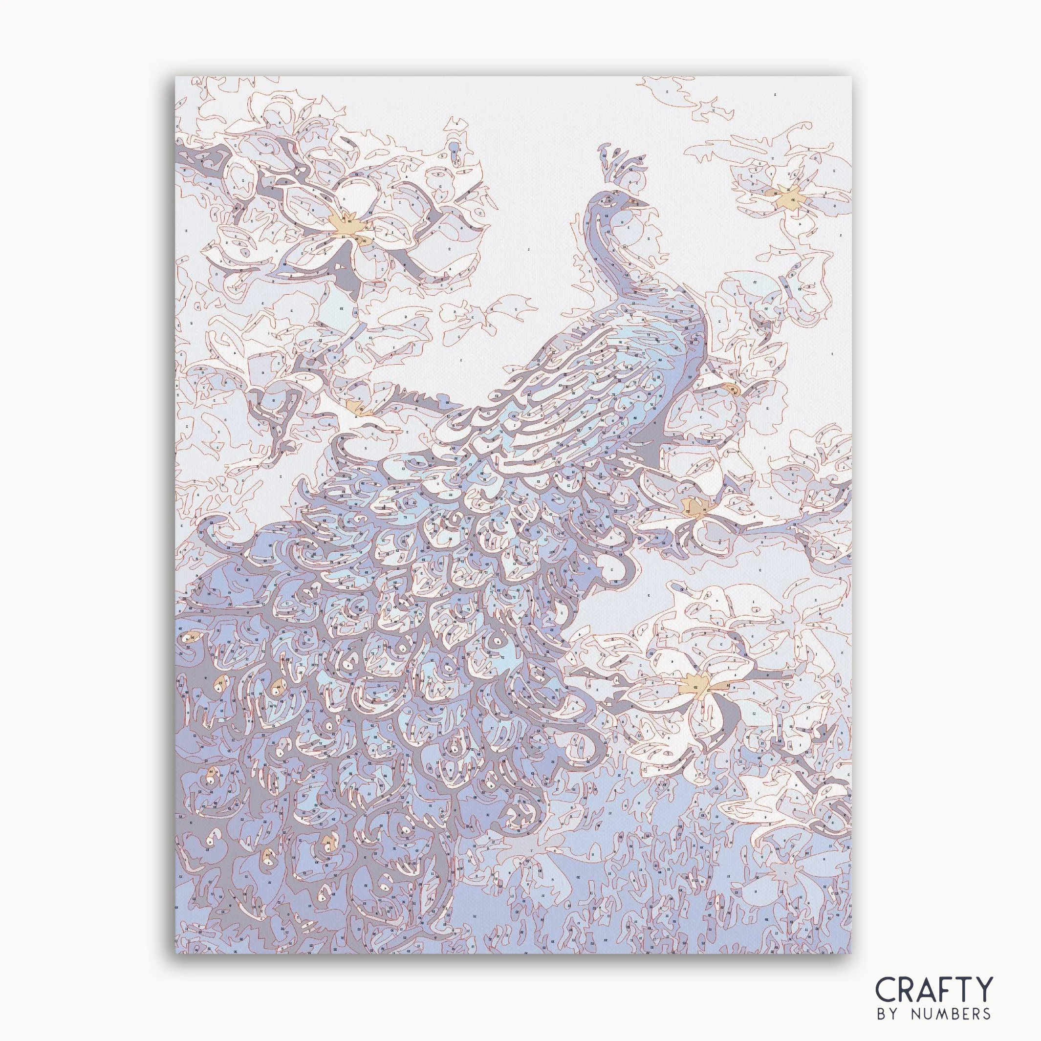 Blue Peacock Art - Image 2