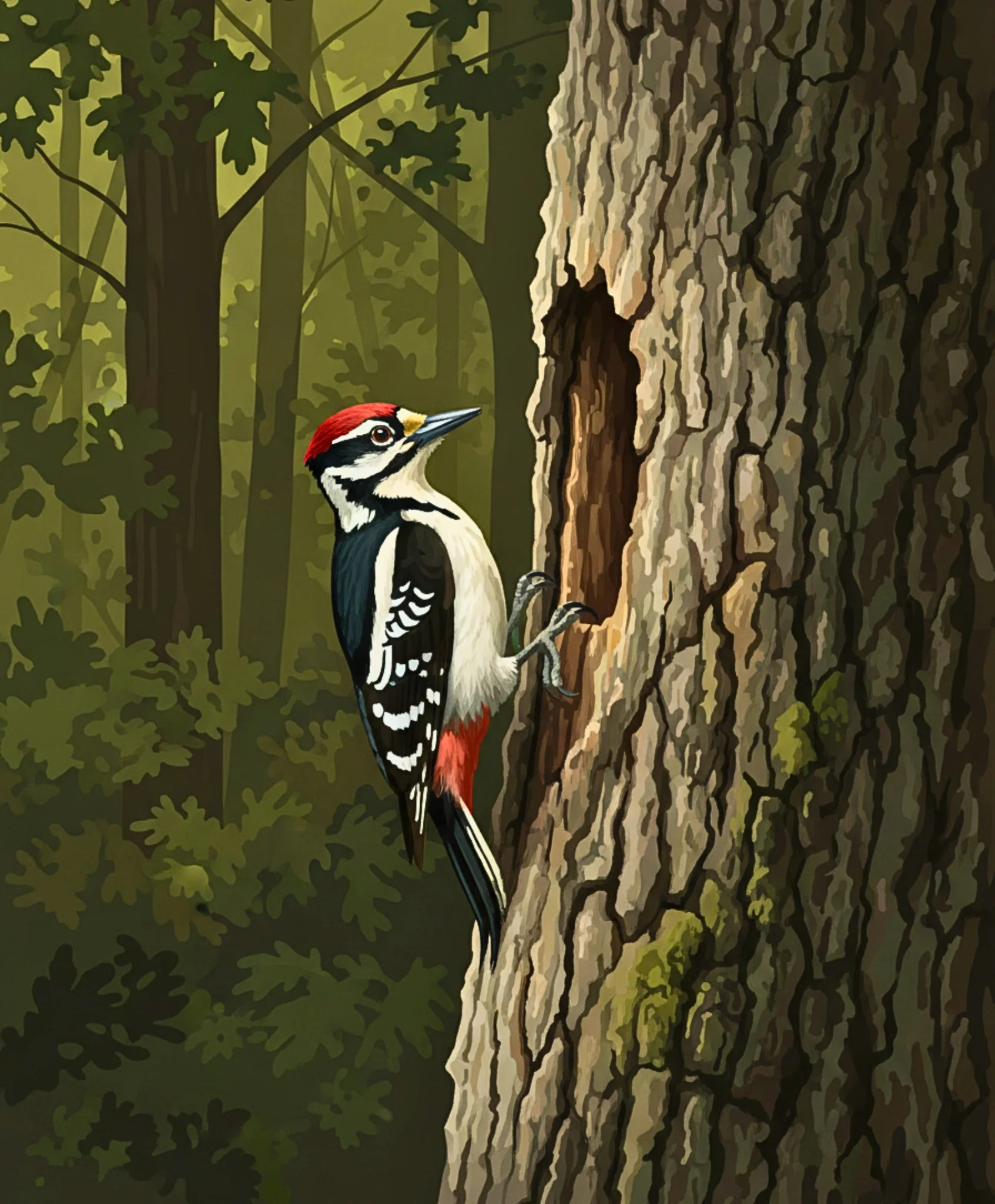 Forest Sentinel Woodpecker - Image 4