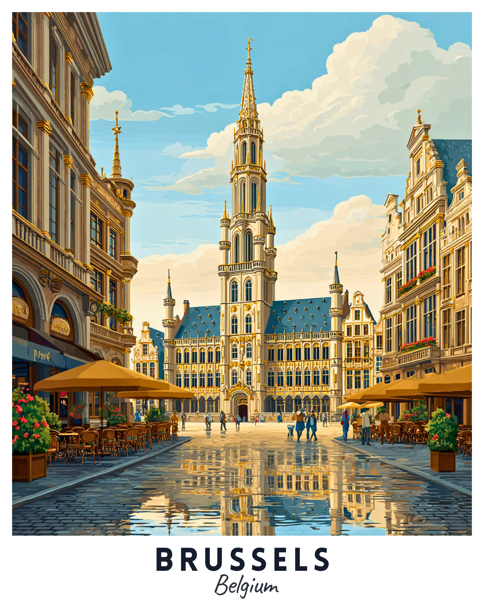 Brussels - Travel Poster - Image 4