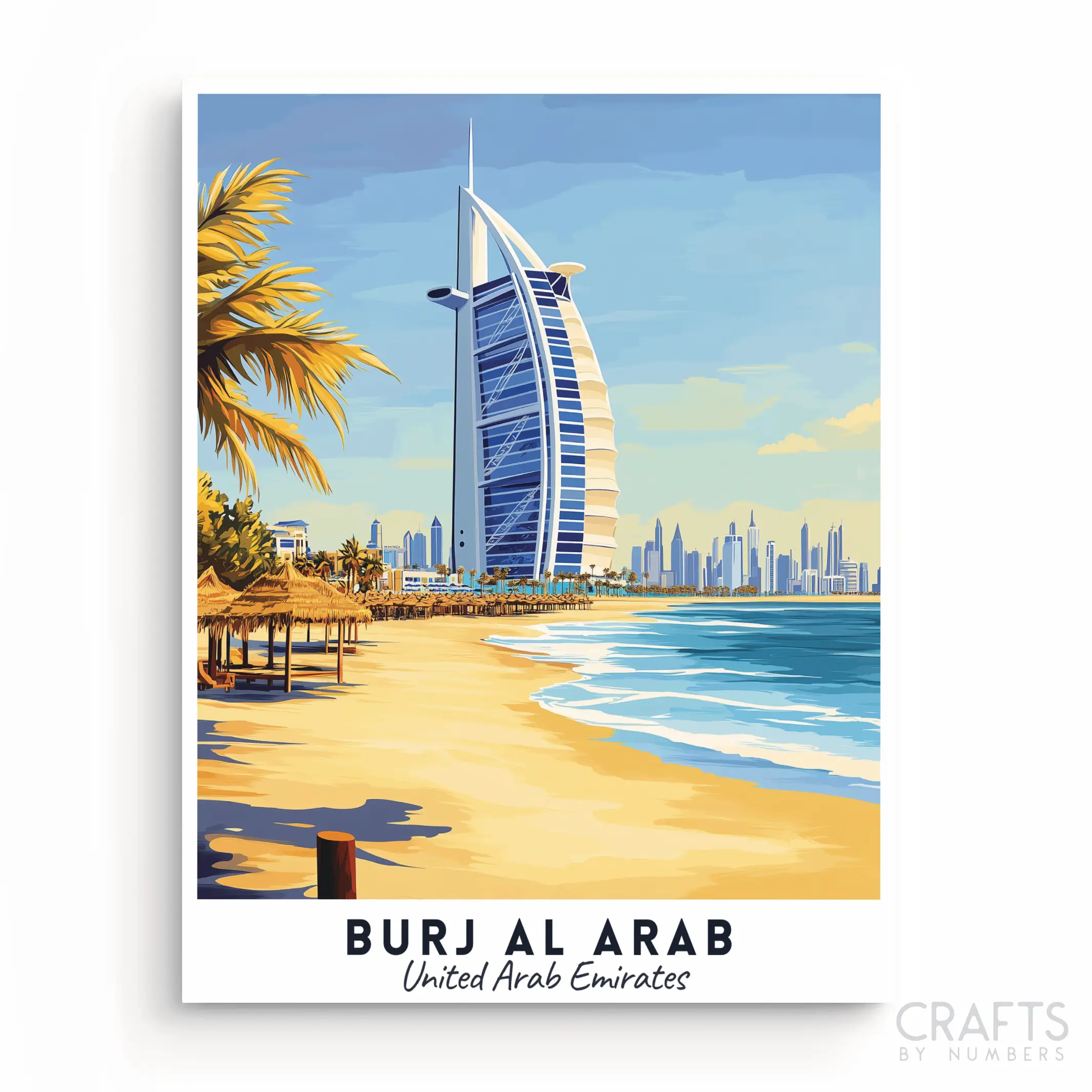 Burj Al Arab Travel Poster - Image 11