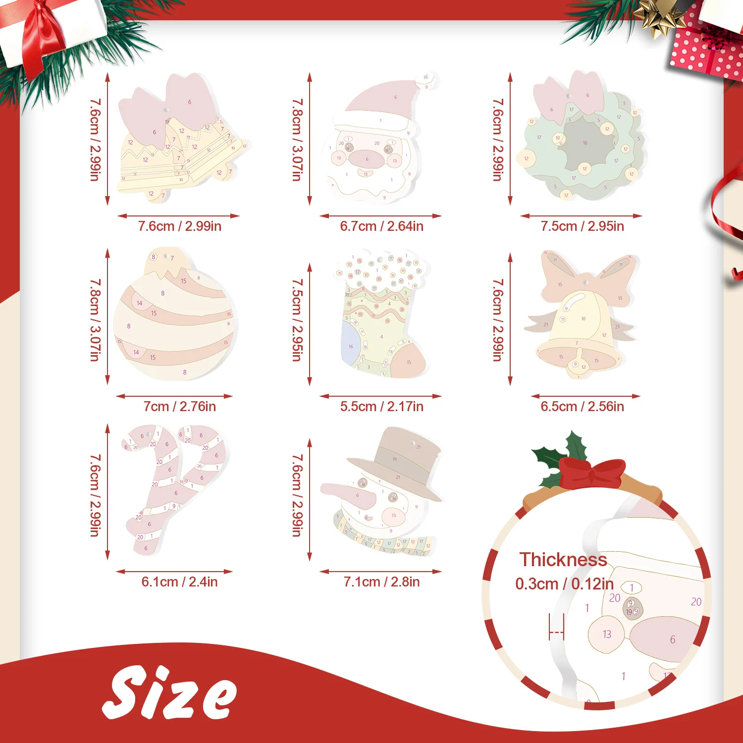 Candy Cane Wishes – Christmas Ornaments - Image 2