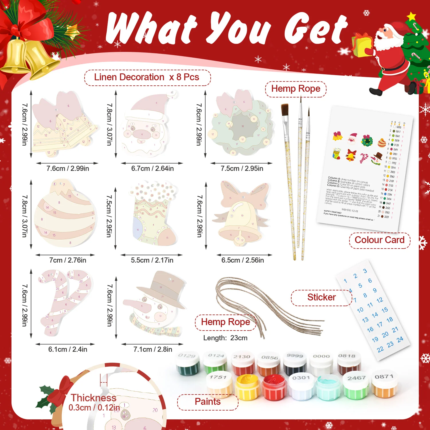 Candy Cane Wishes – Christmas Ornaments - Image 3