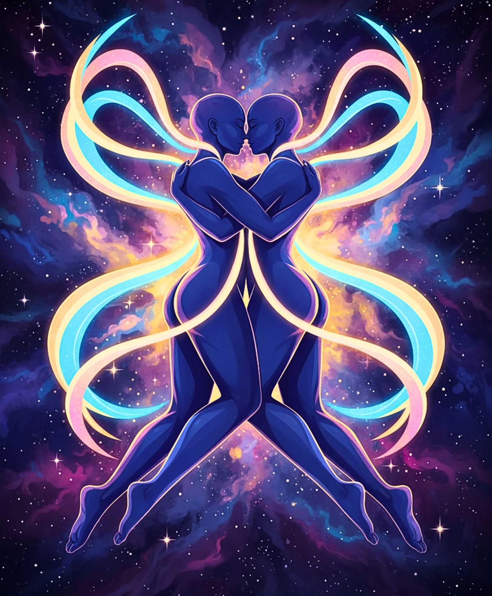 Celestial Gemini Embrace - Image 4