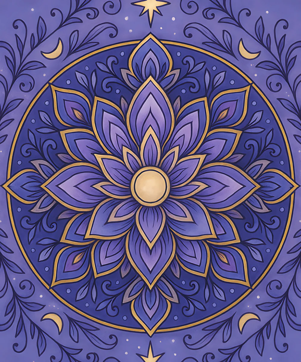 Celestial Lotus Mandala - Image 2