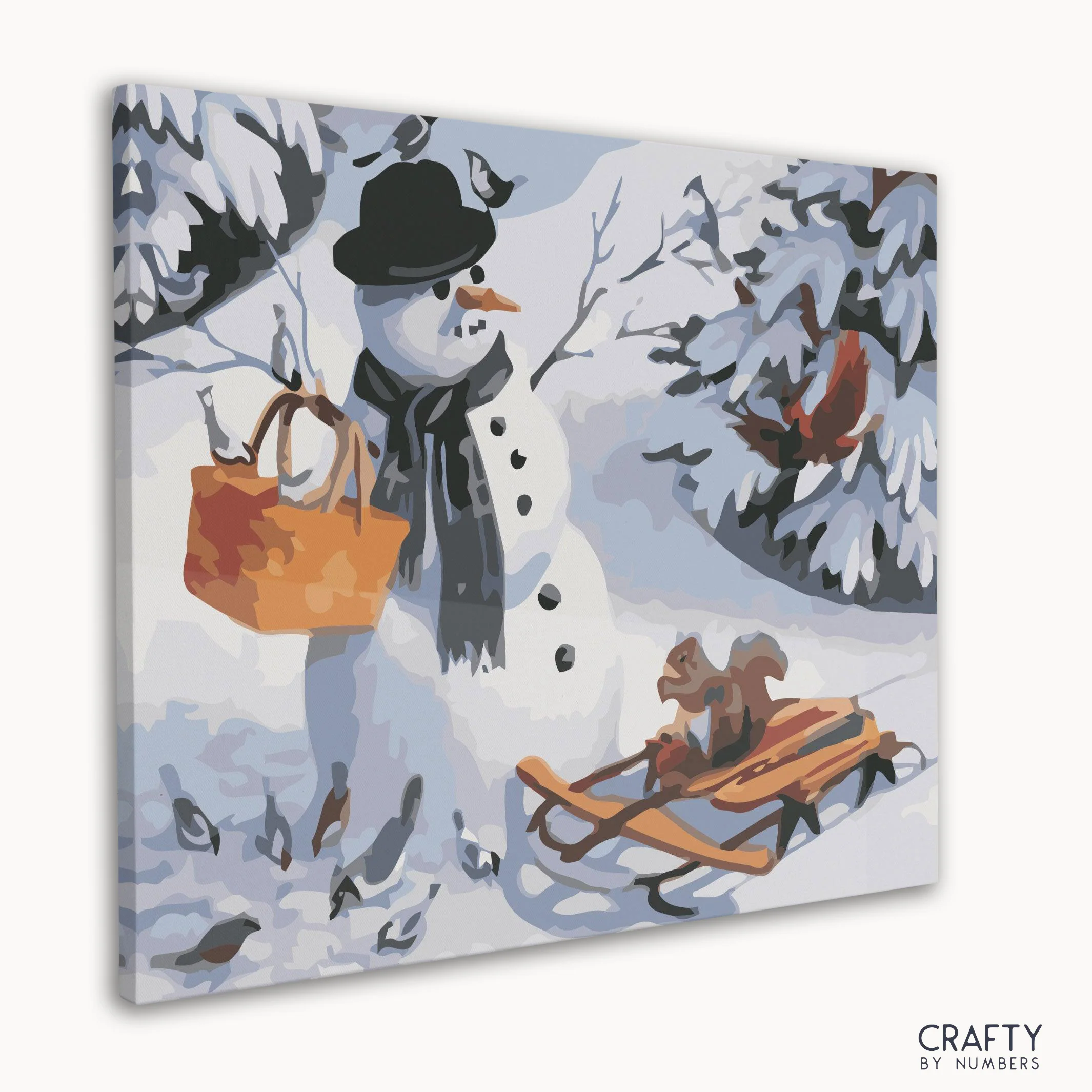 Christmas Gift Snowman - Image 3