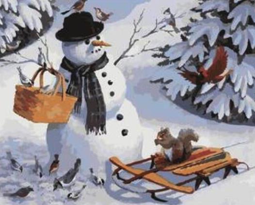 Christmas Gift Snowman - Image 4