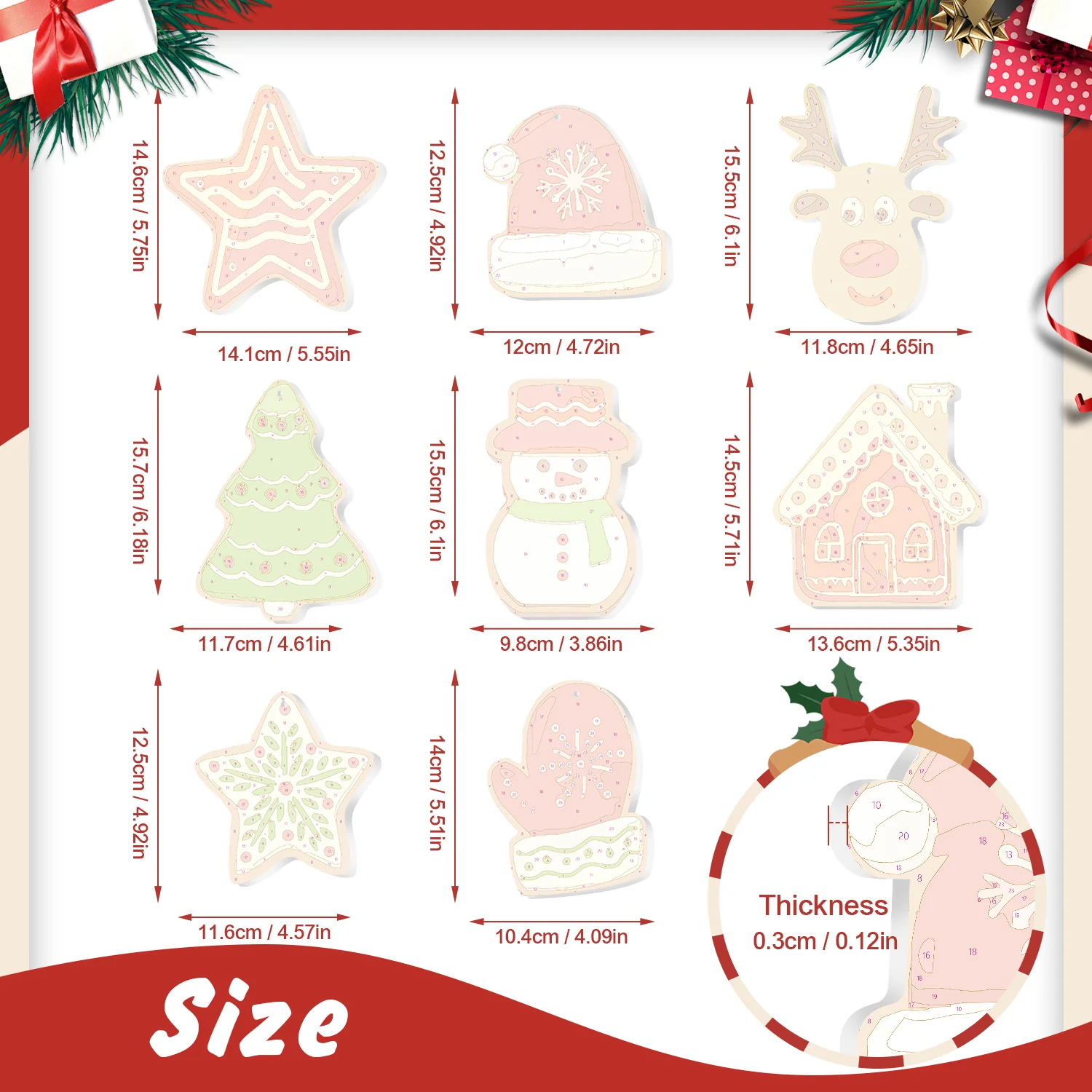 Classic Cookie Christmas – Large Christmas Ornaments - Image 2