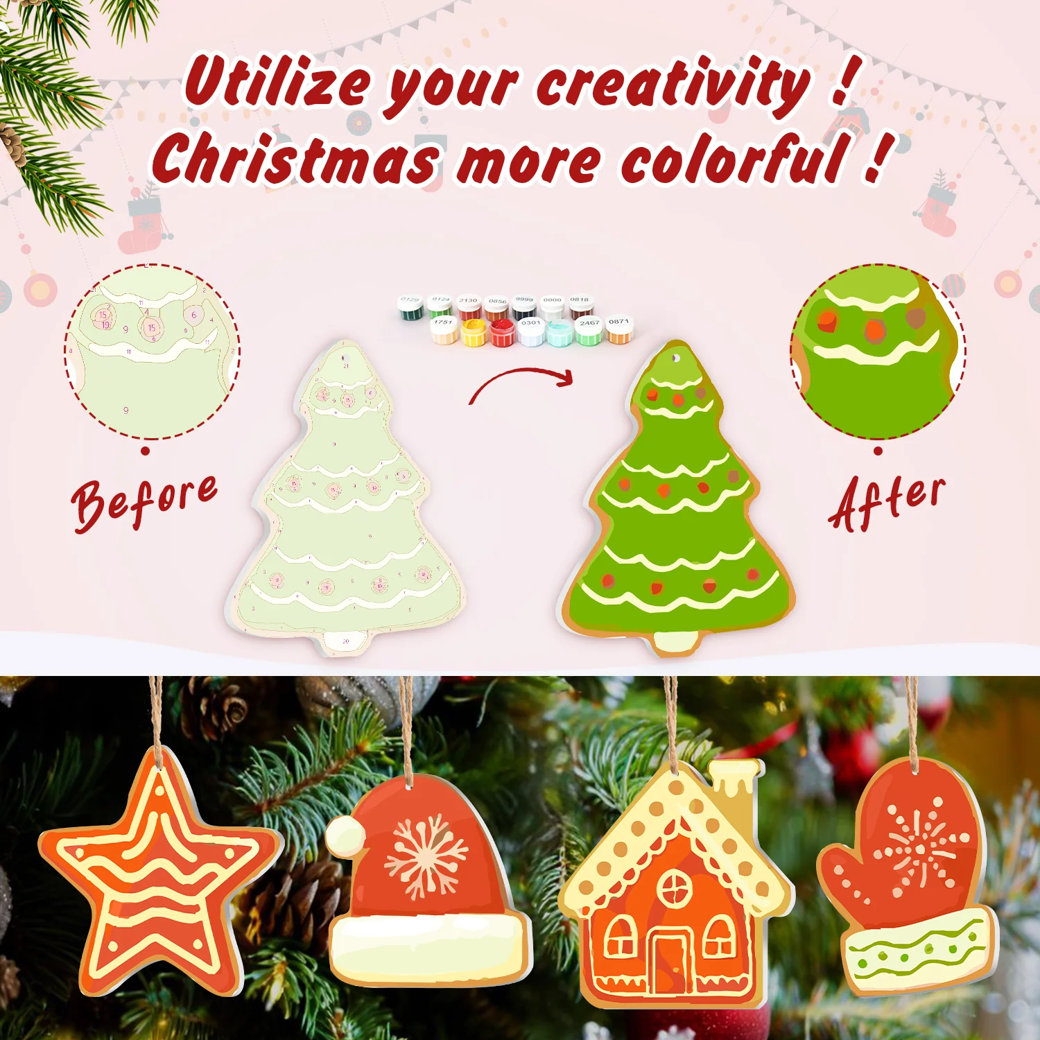 Classic Cookie Christmas – Large Christmas Ornaments - Image 5