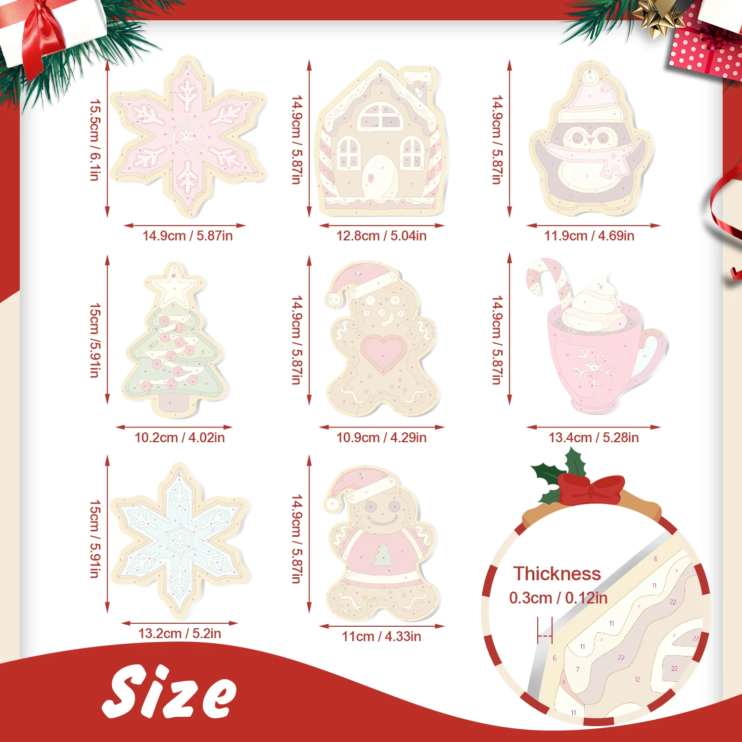 Cocoa Christmas – Large Christmas Ornaments - Image 2