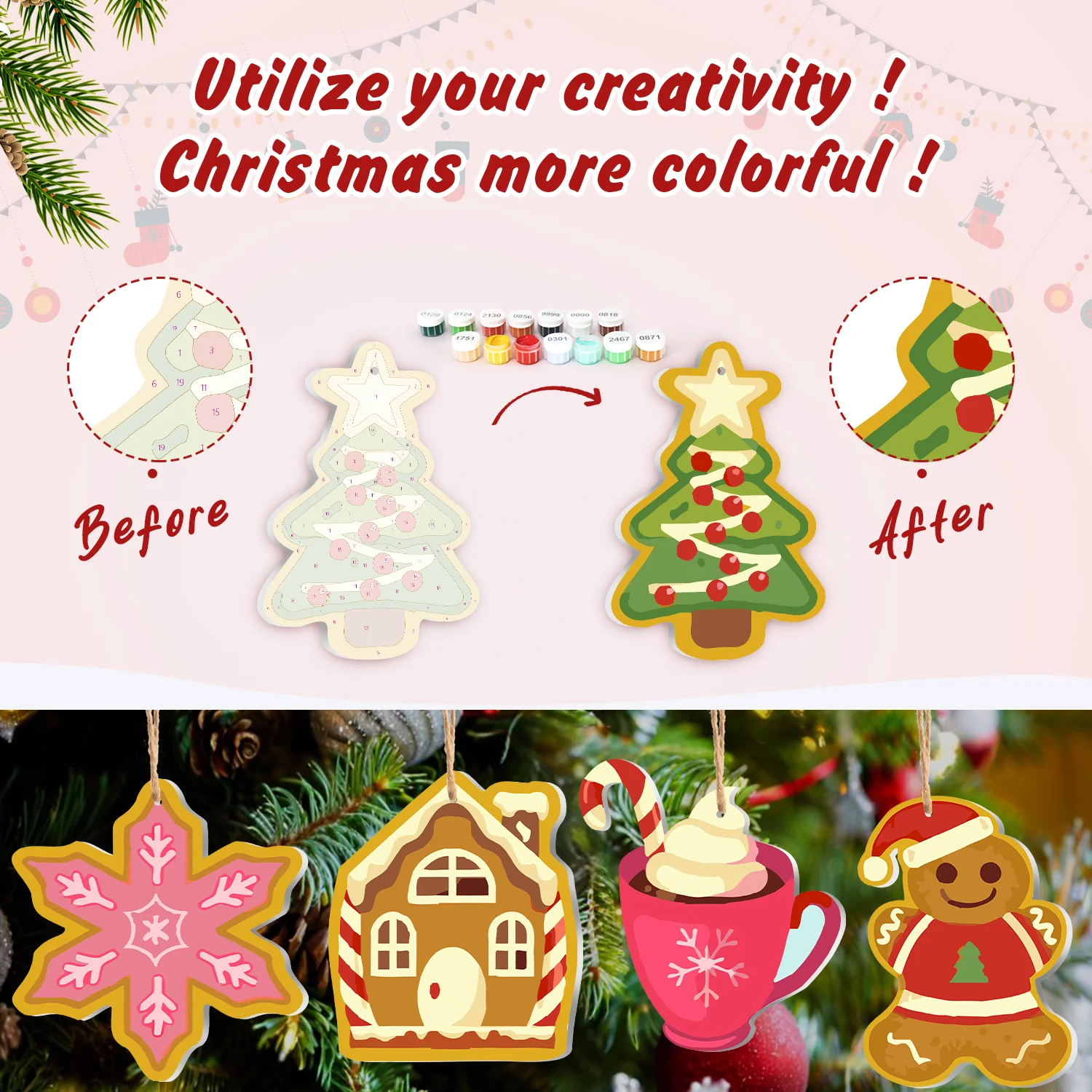 Cocoa Christmas – Large Christmas Ornaments - Image 5