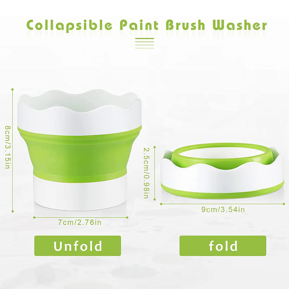 Collapsible Paint Brush Washer Cup - Image 4