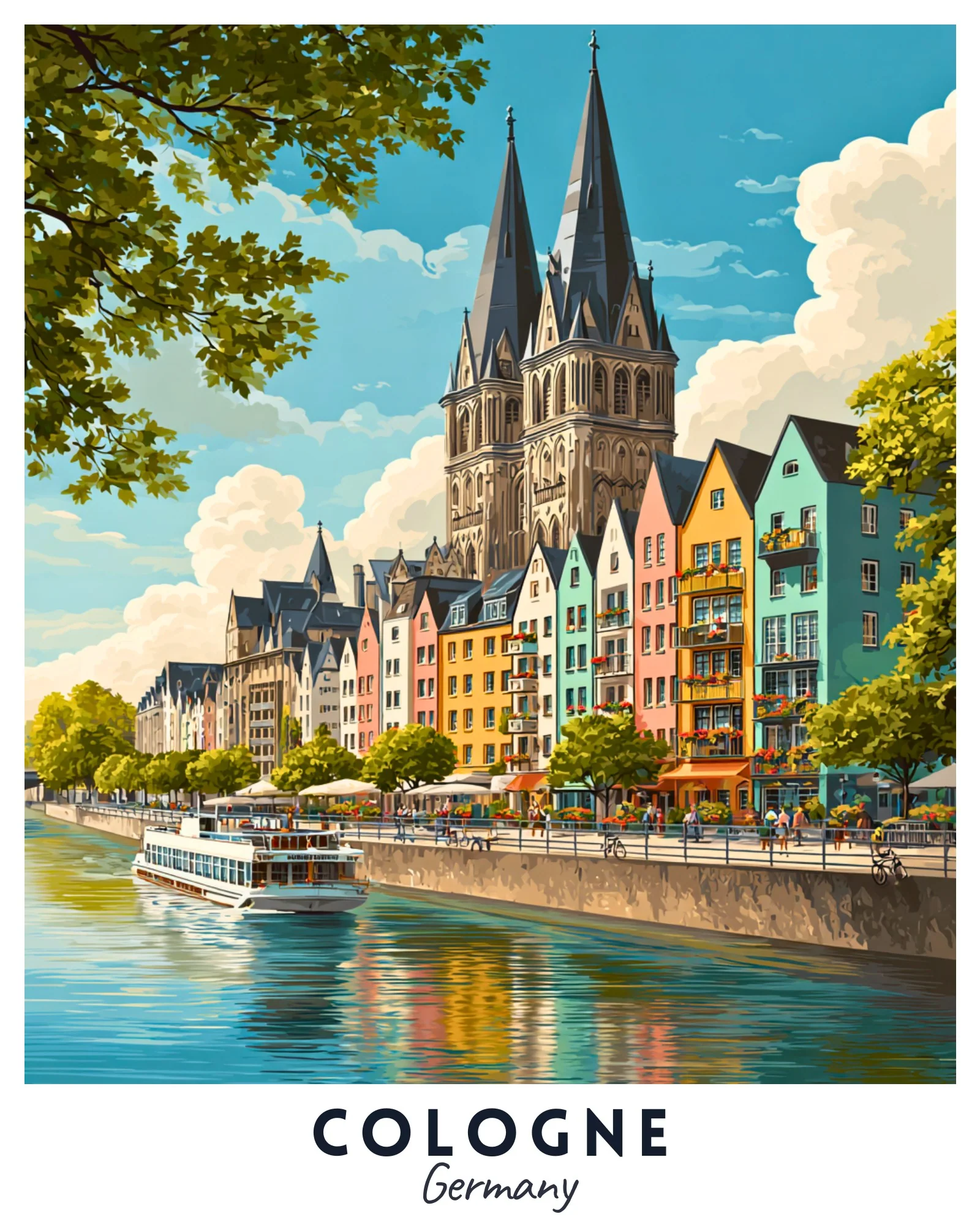 Cologne - Travel Poster - Image 4