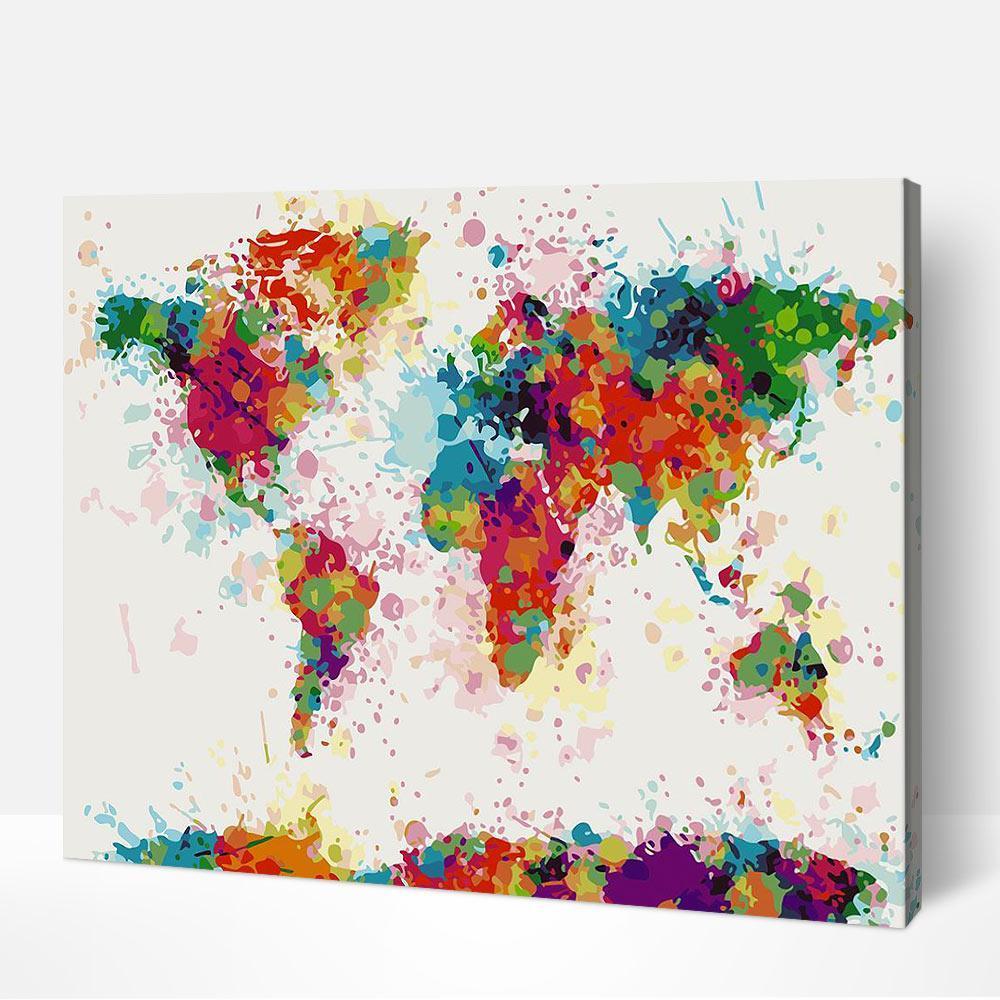 Colorful World Map - Image 4