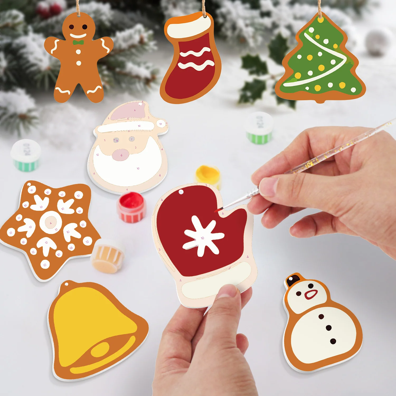 Cozy Claus Collection – Christmas Ornaments - Image 7