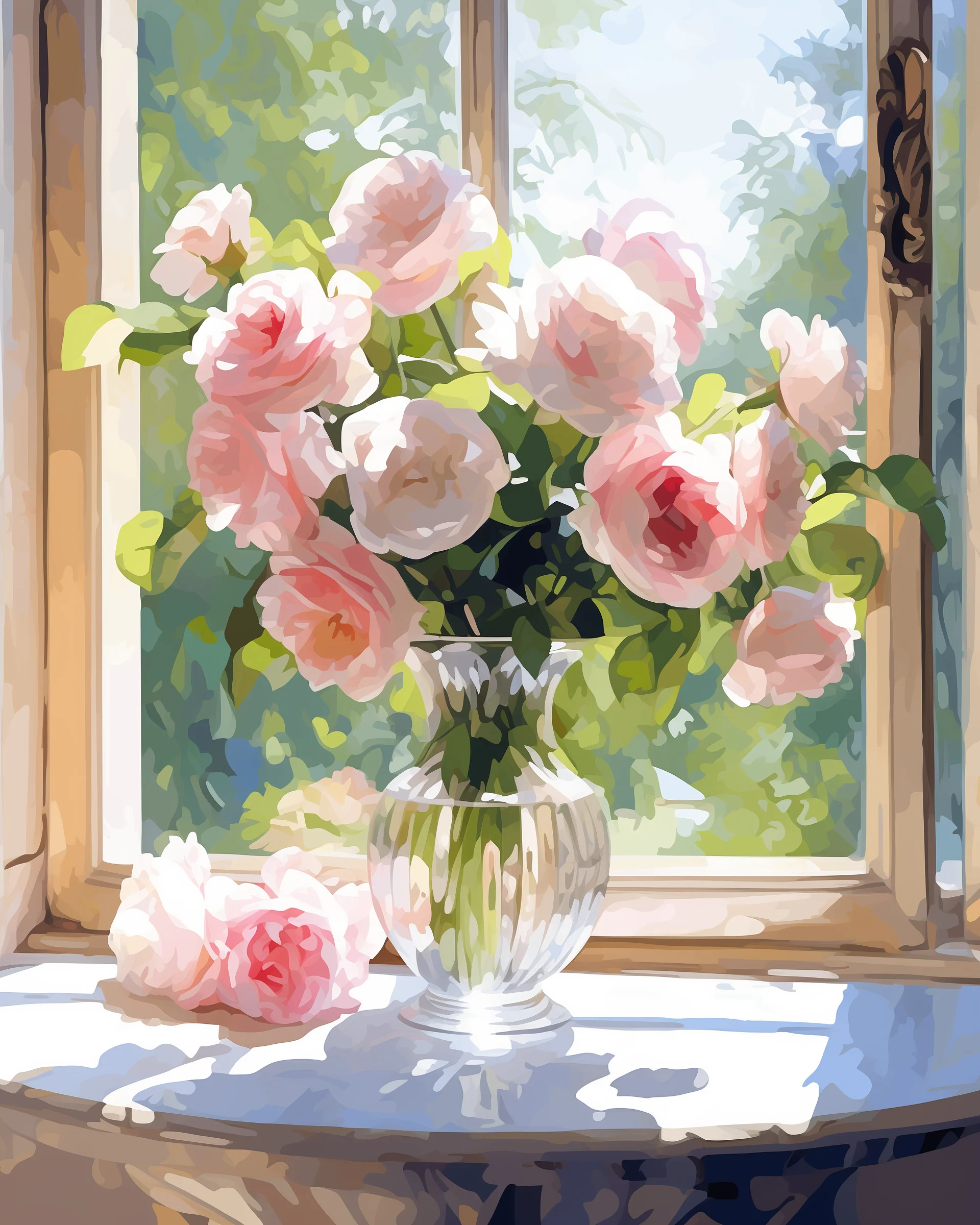 Crystal Vase Florals - Image 4