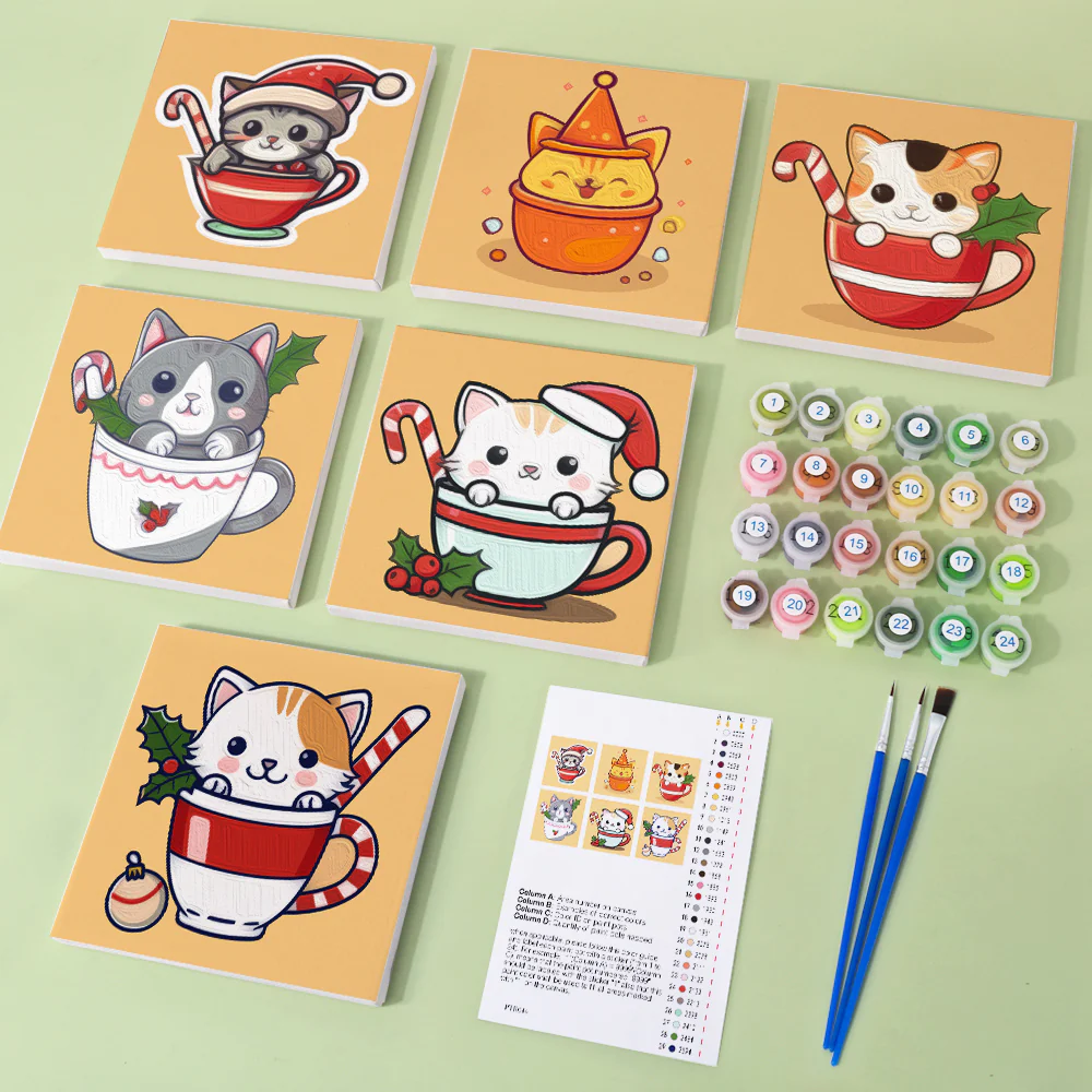 Cup of Cozy Cats (Set of 6) - Image 5