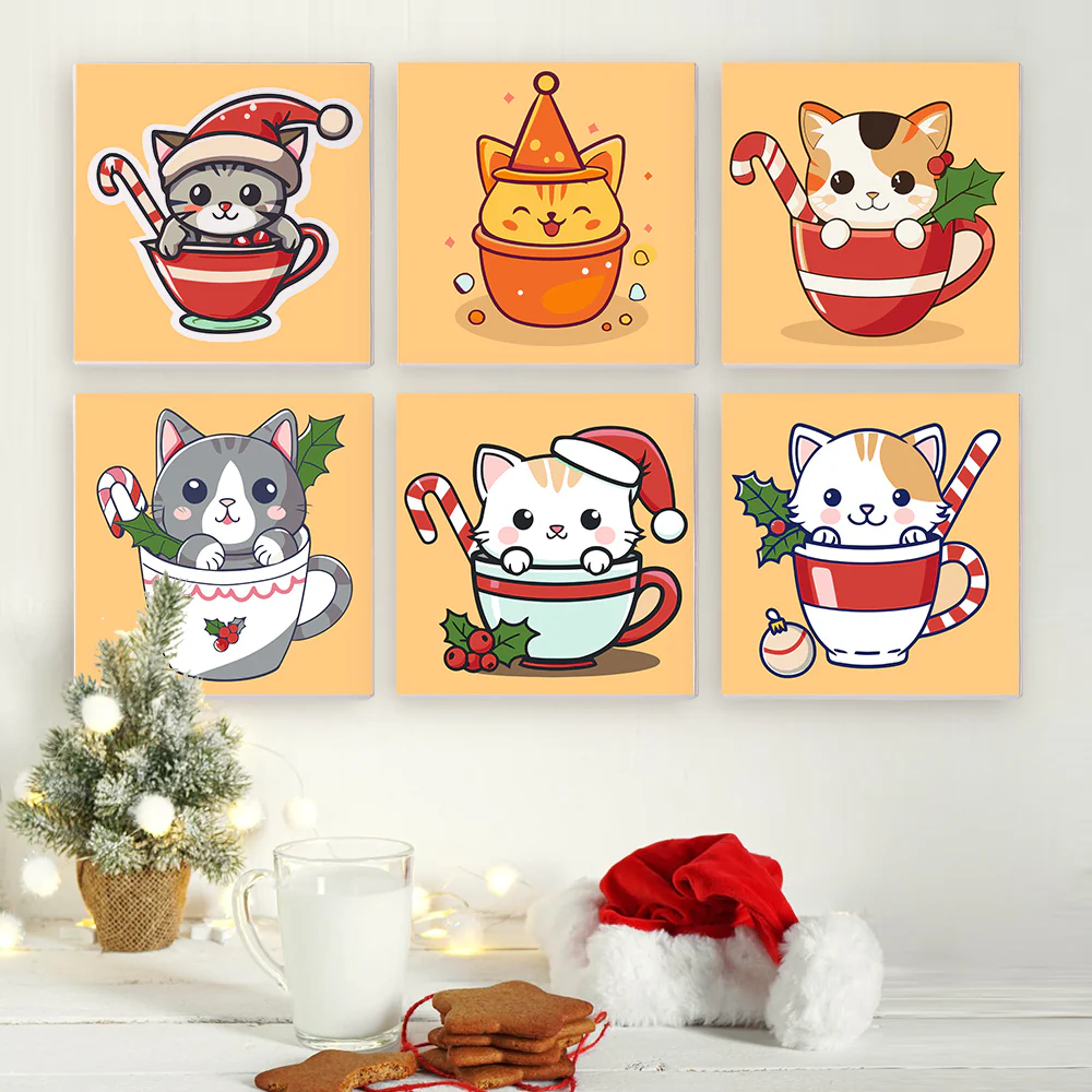 Cup of Cozy Cats (Set of 6) - Image 8