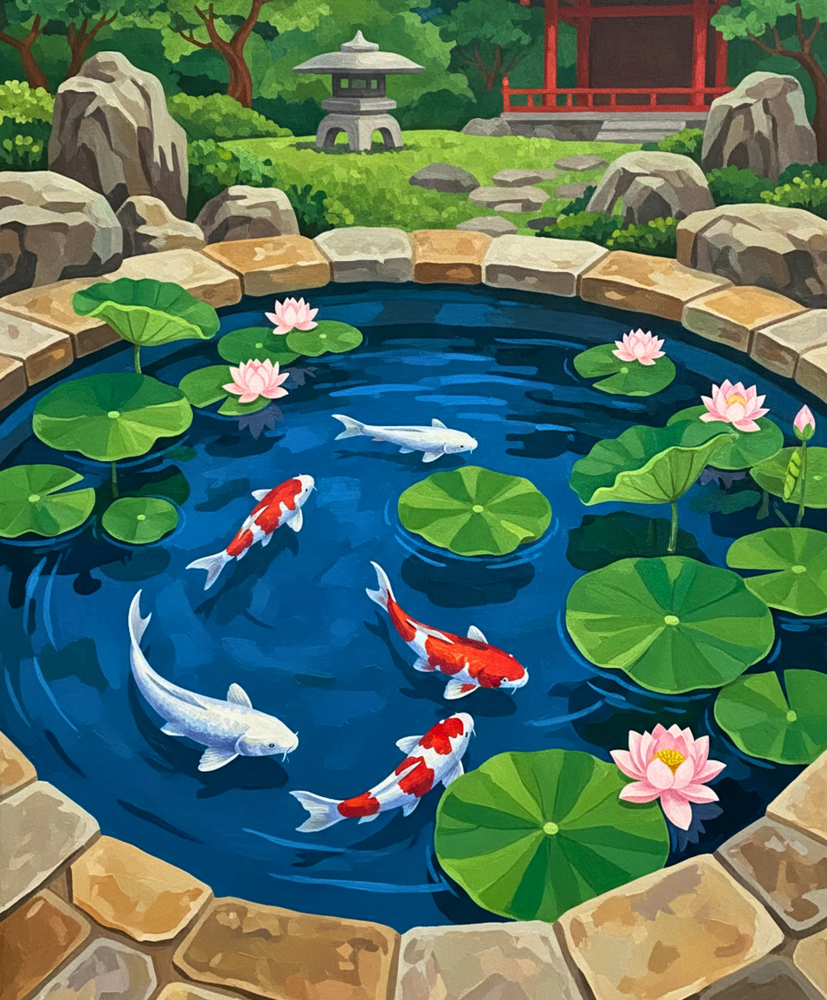 Dance of the Koi - Image 4
