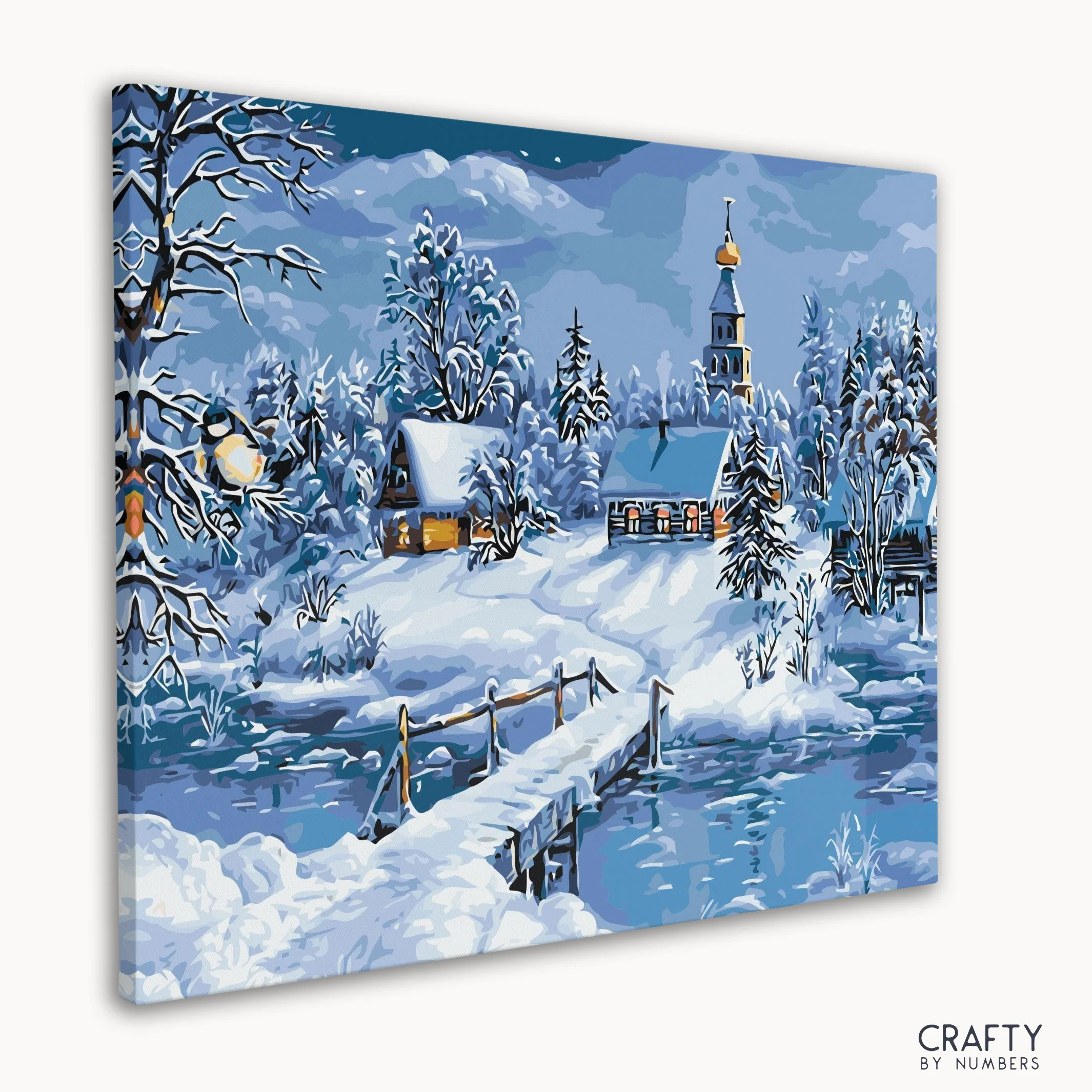 Snowy Night Scenery - Image 3