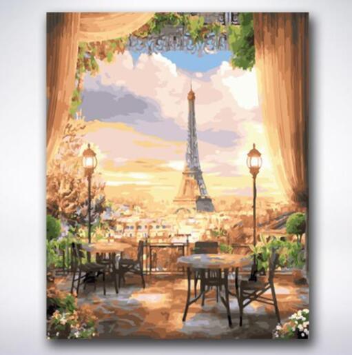 Eiffel Café Sunset - Image 4
