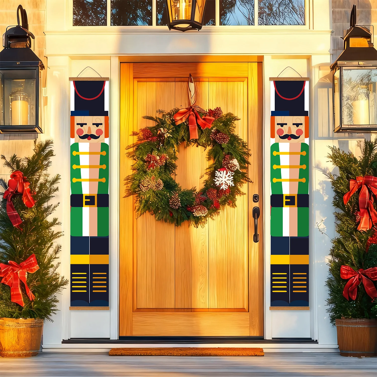 Emerald Nutcracker – Porch Sign Paint by Numbers Kit - Image 13