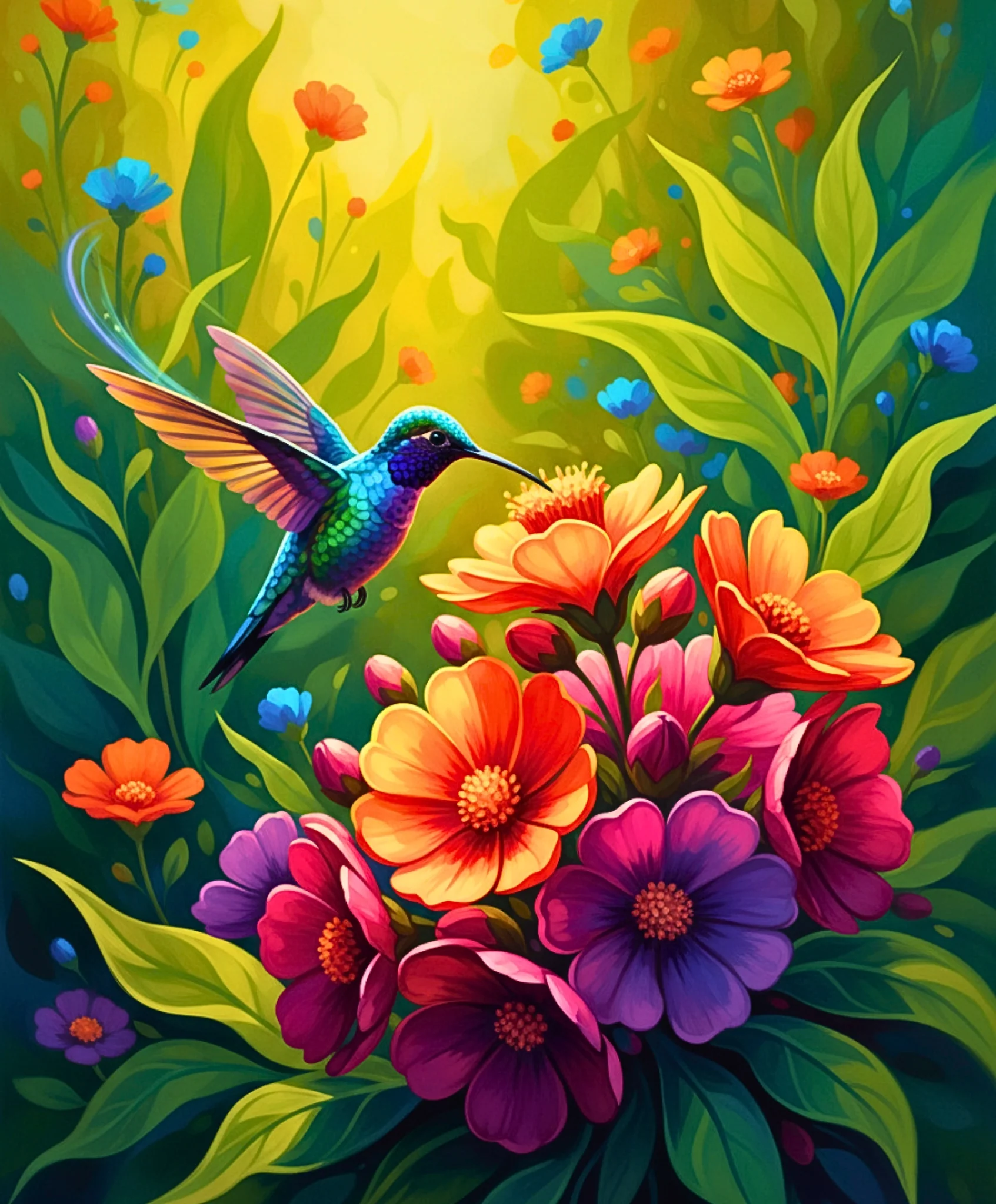 Enchanted Garden Hummingbird - Image 4
