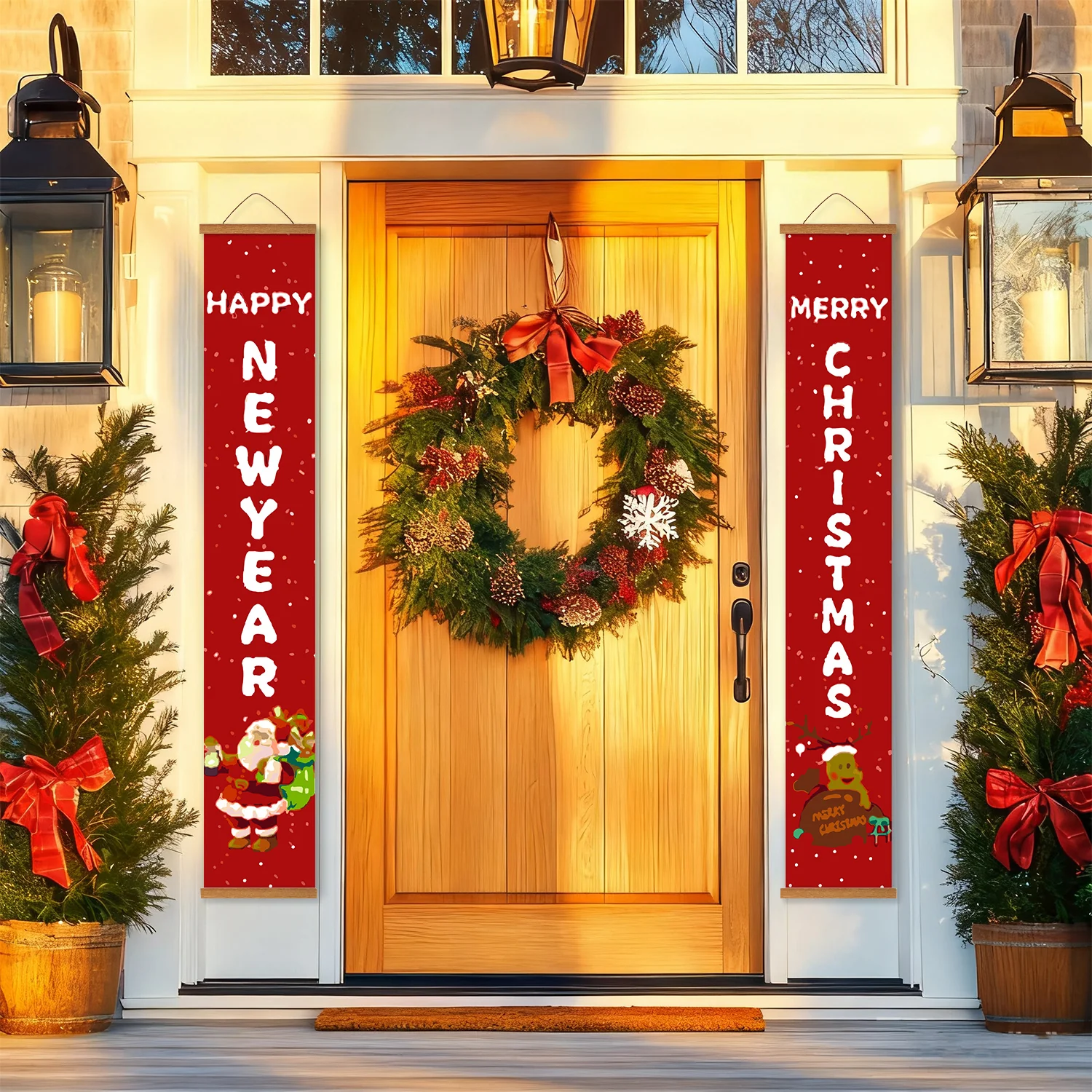 Festive Wishes - Porch Sign - Image 13