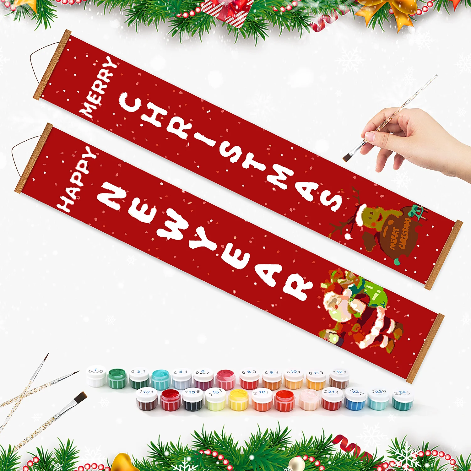 Festive Wishes - Porch Sign - Image 3