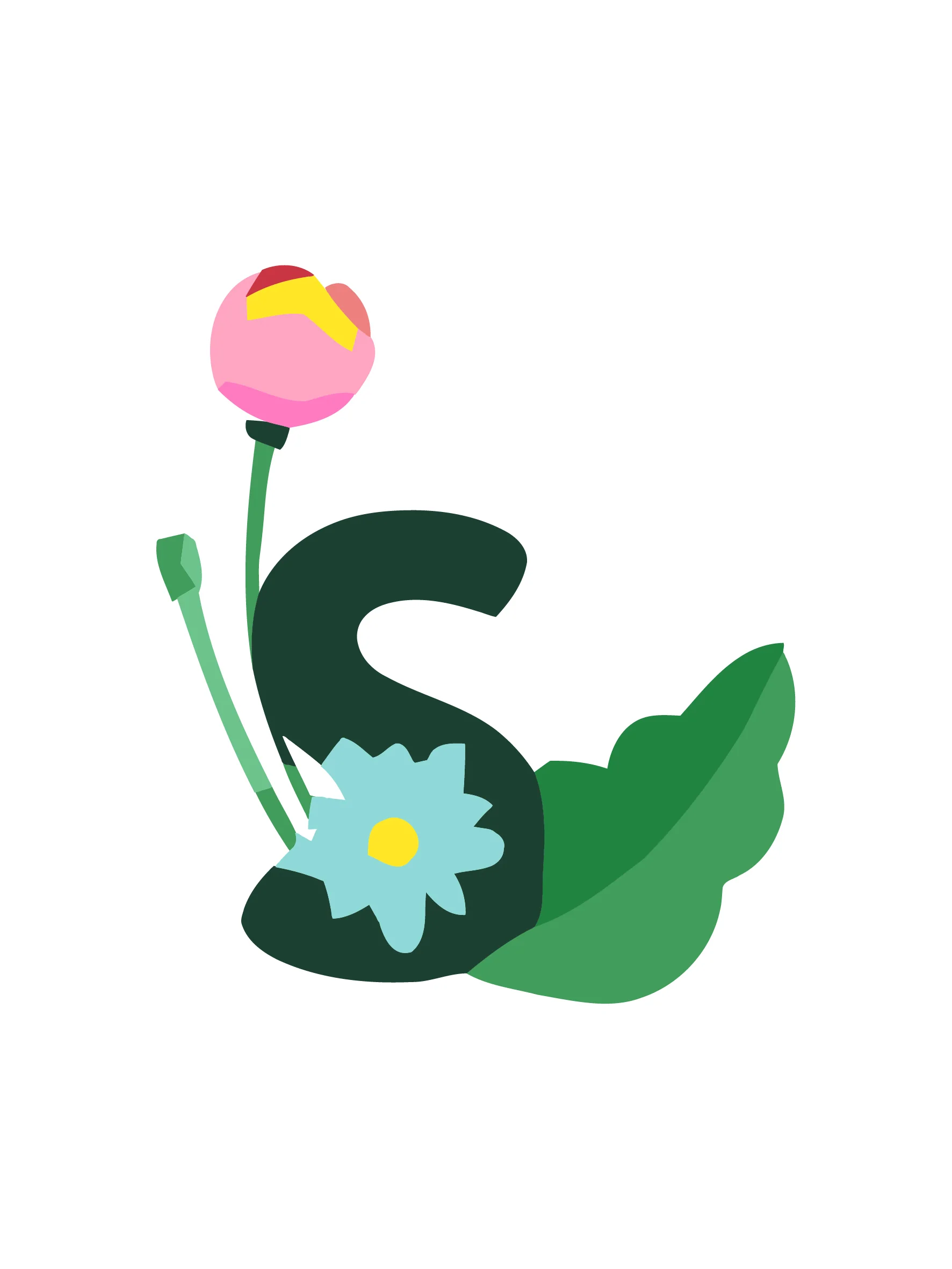 Floral Garden (Alphabet) - Image 42