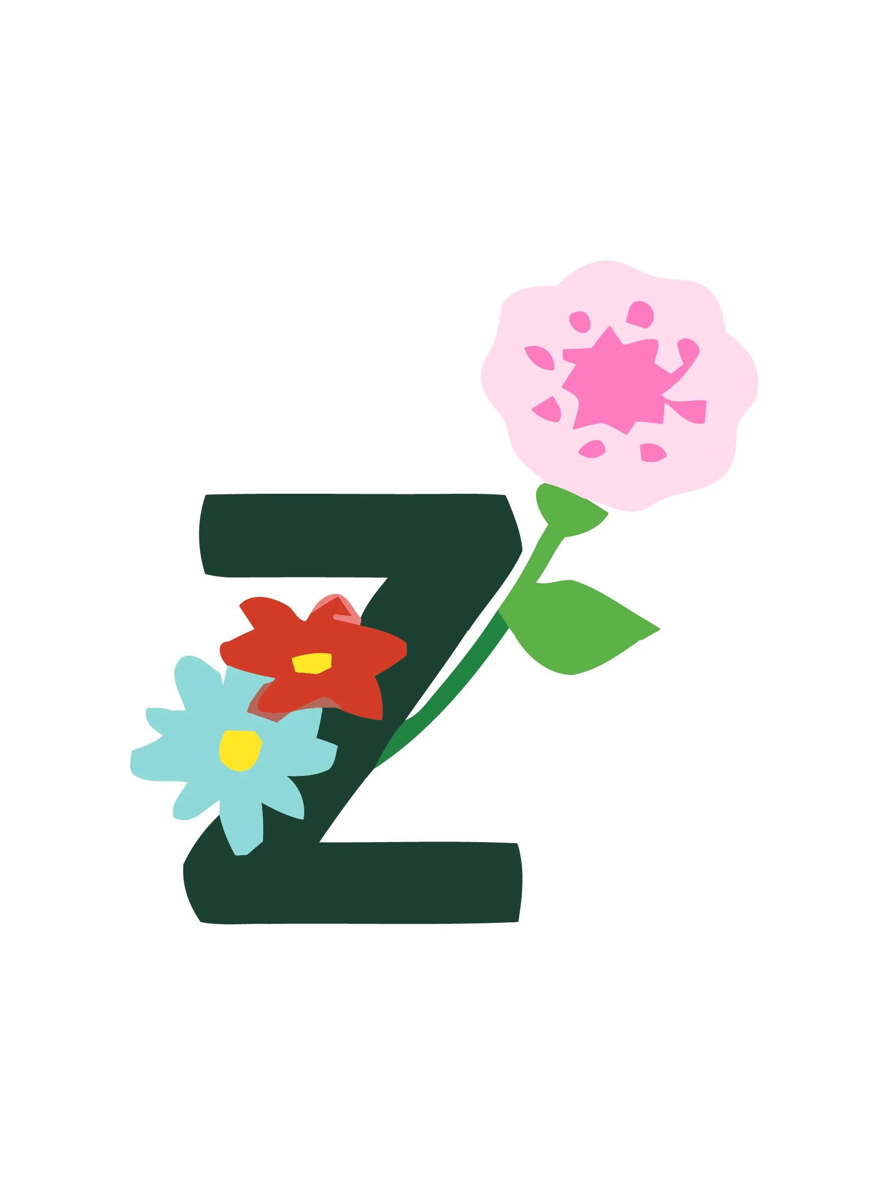 Floral Garden (Alphabet) - Image 49