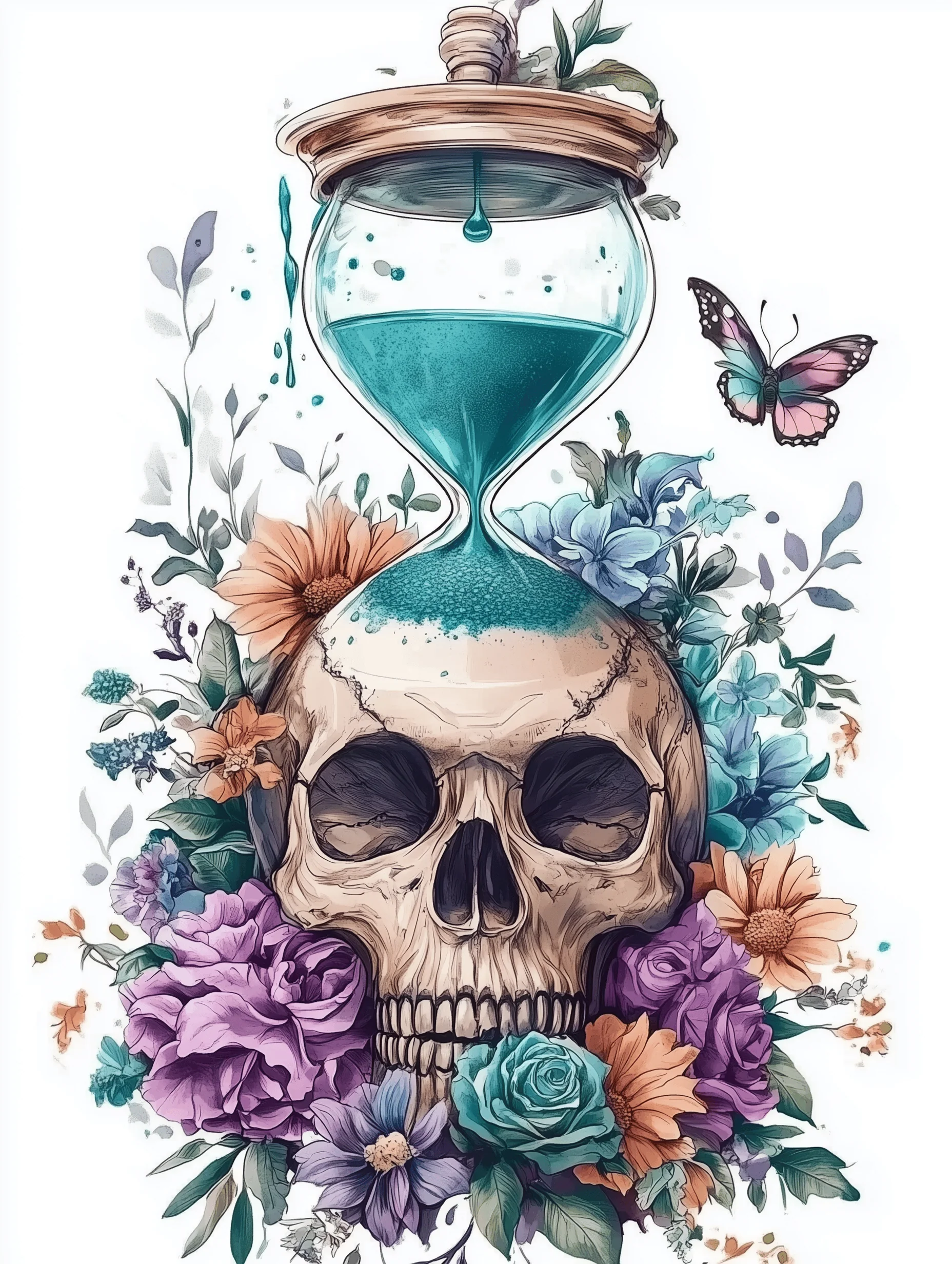 Floral Hourglass - Image 2