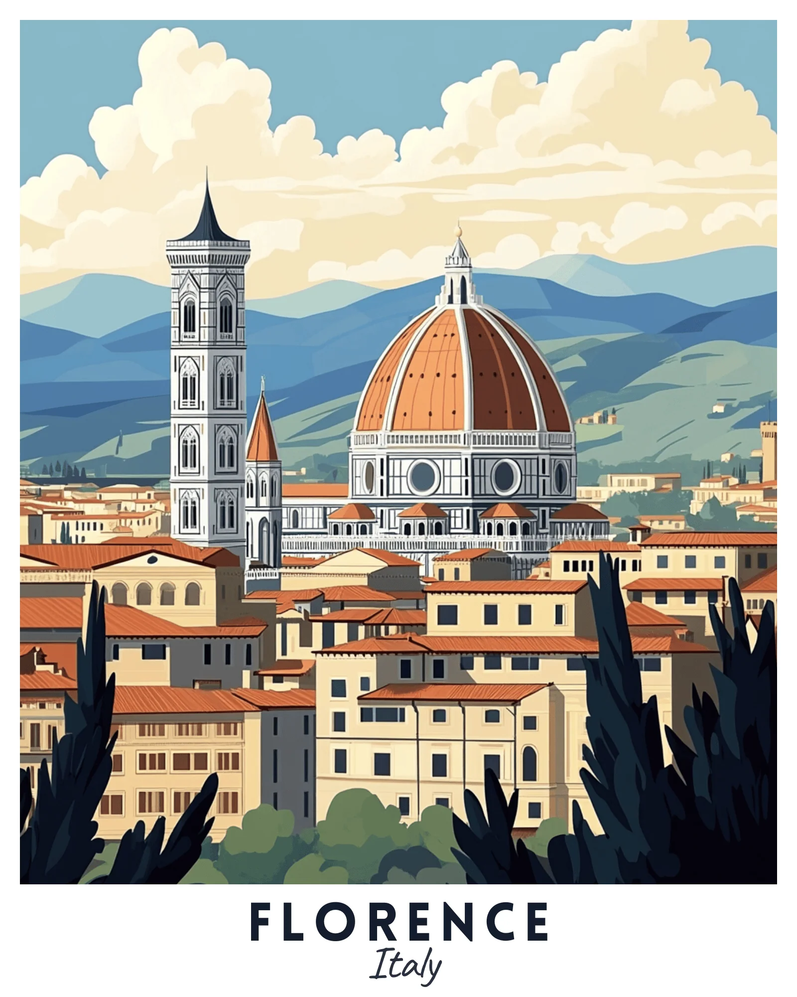 Florence Travel Poster - Image 2