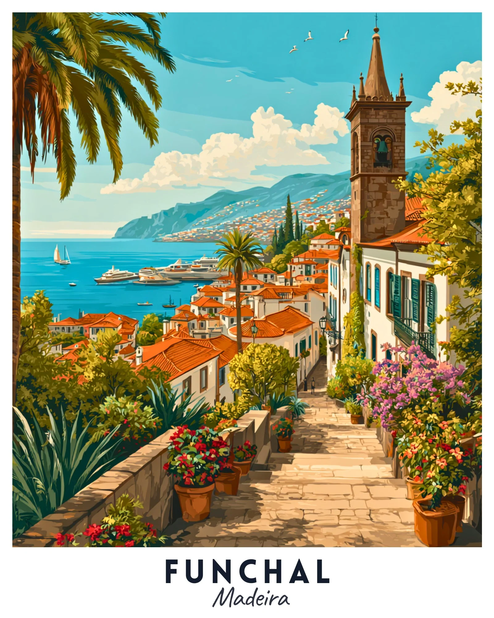 Funchal - Travel Poster - Image 4