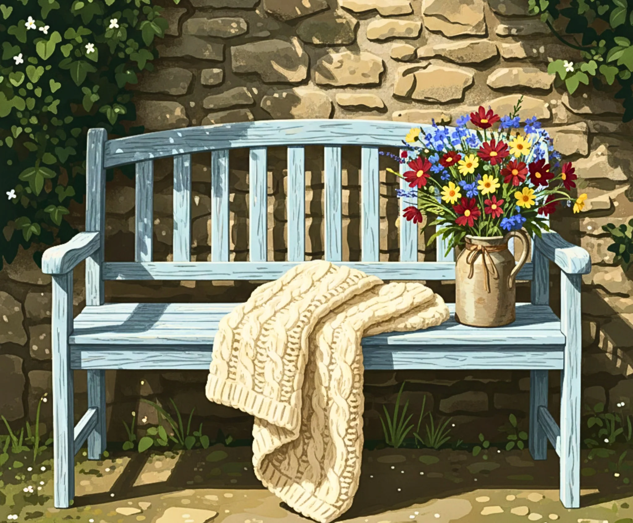 Garden Bench Serenity - Image 4