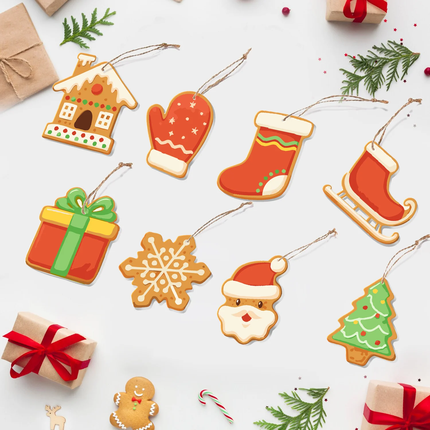 Ginger Sleigh Ride – Large Christmas Ornaments - Image 6