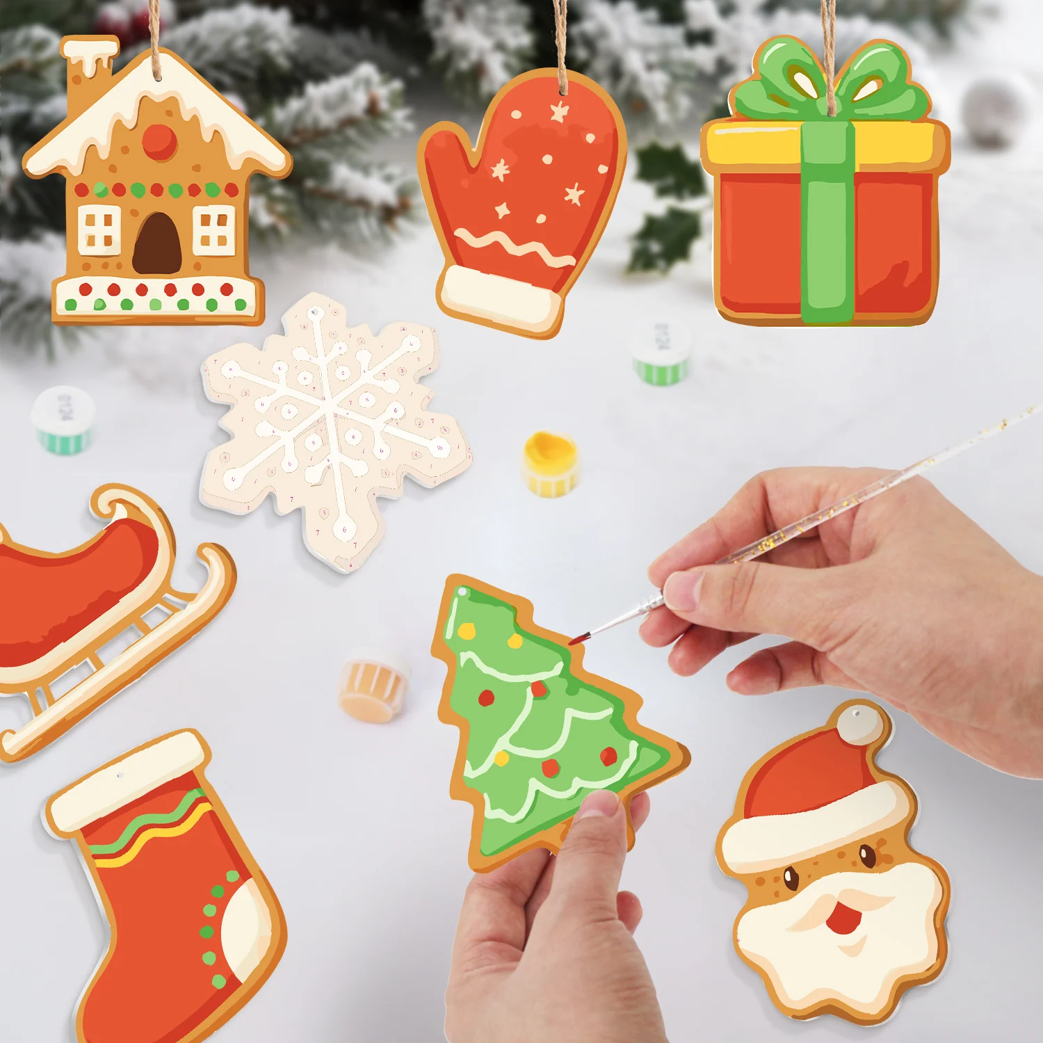 Ginger Sleigh Ride – Large Christmas Ornaments - Image 7