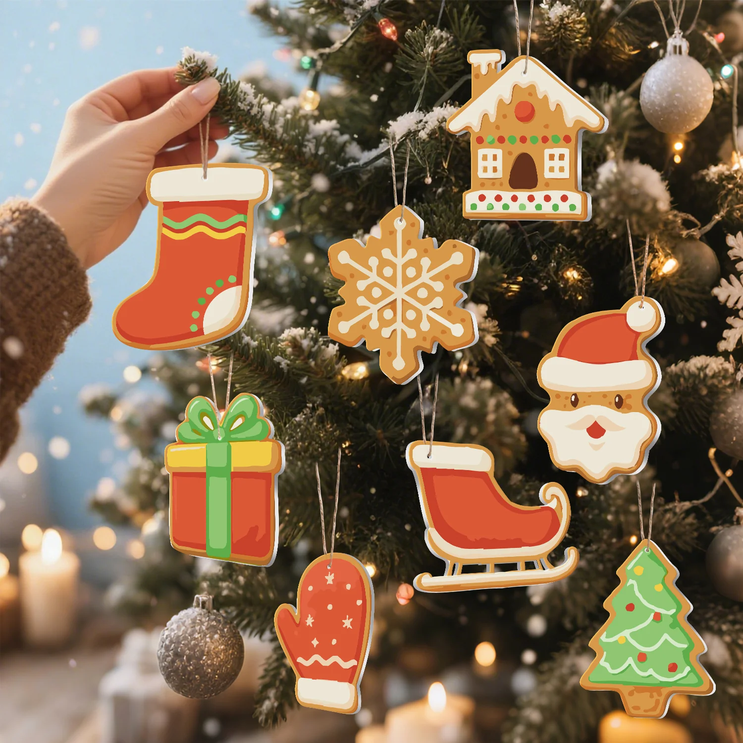 Ginger Sleigh Ride – Large Christmas Ornaments - Image 9